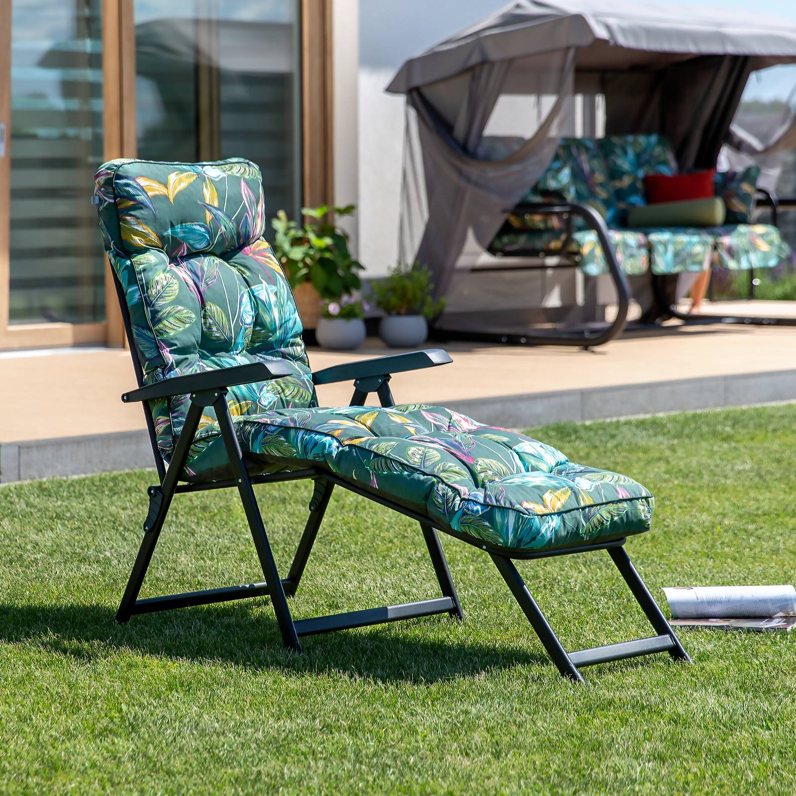 Klappsessel Lena Lounger Black Edition G058-02PB PATIO