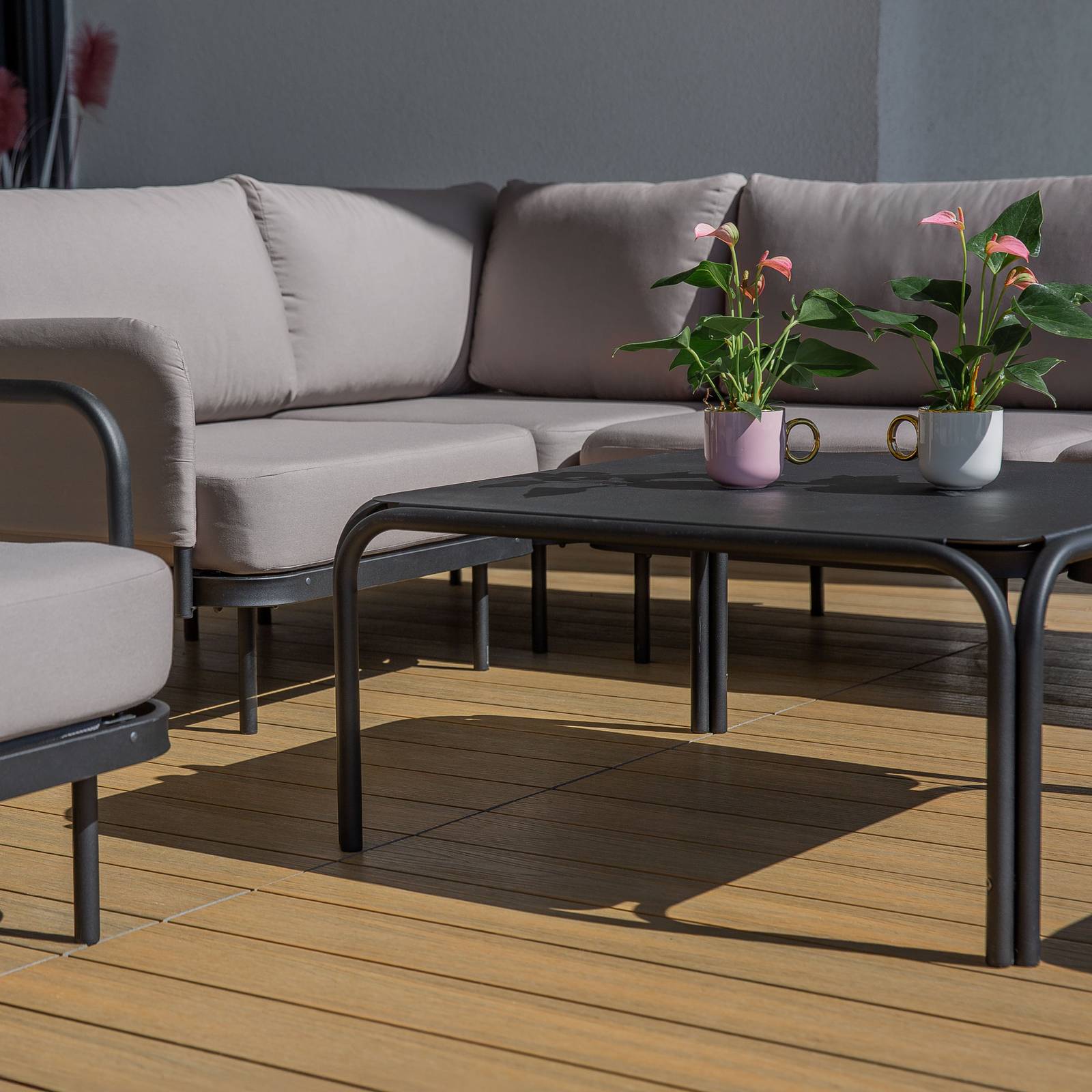 Gartentisch Piryt 83 x 83 x 39 cm PATIO