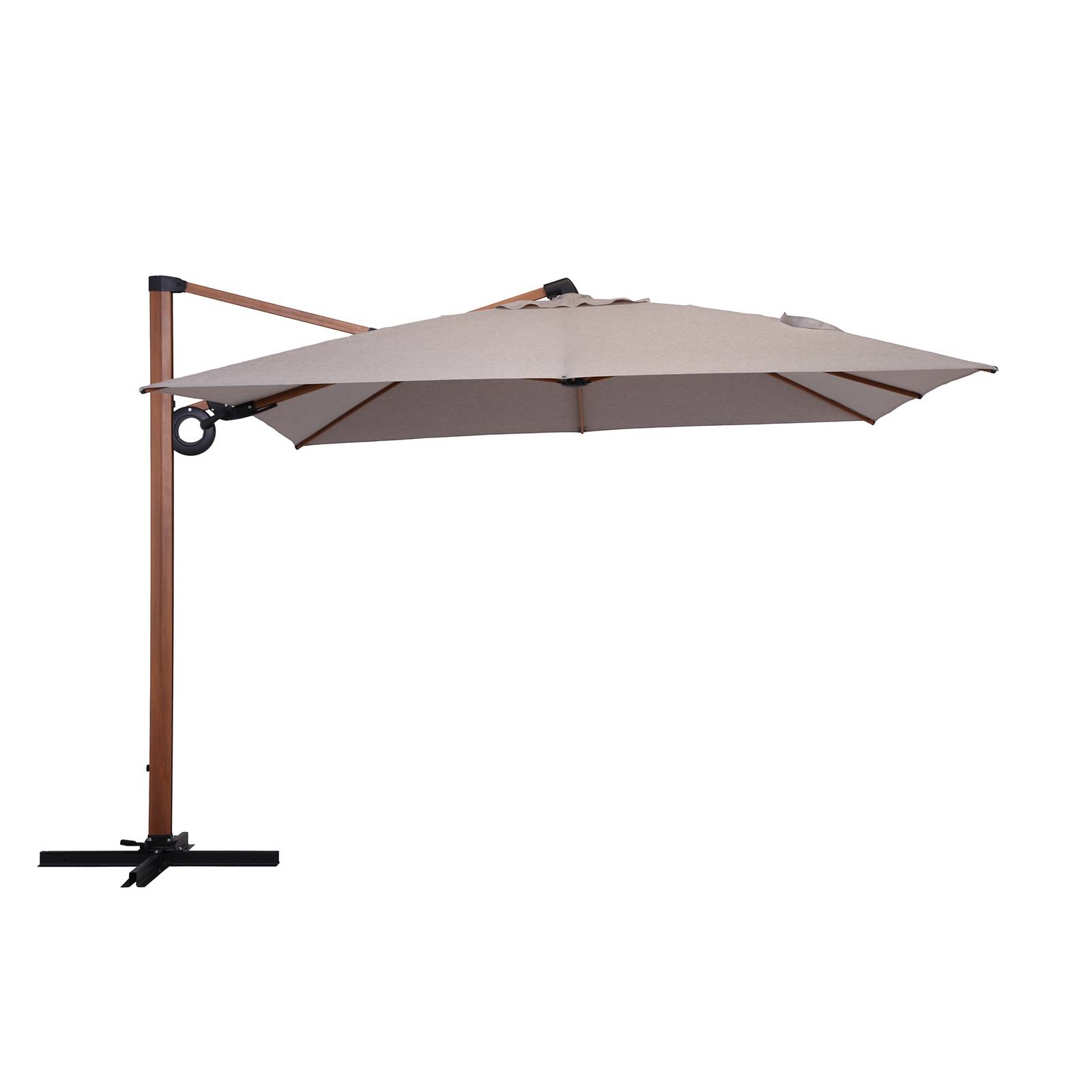 Parasol ogrodowy Termoli 3 x 3 m szary PATIO