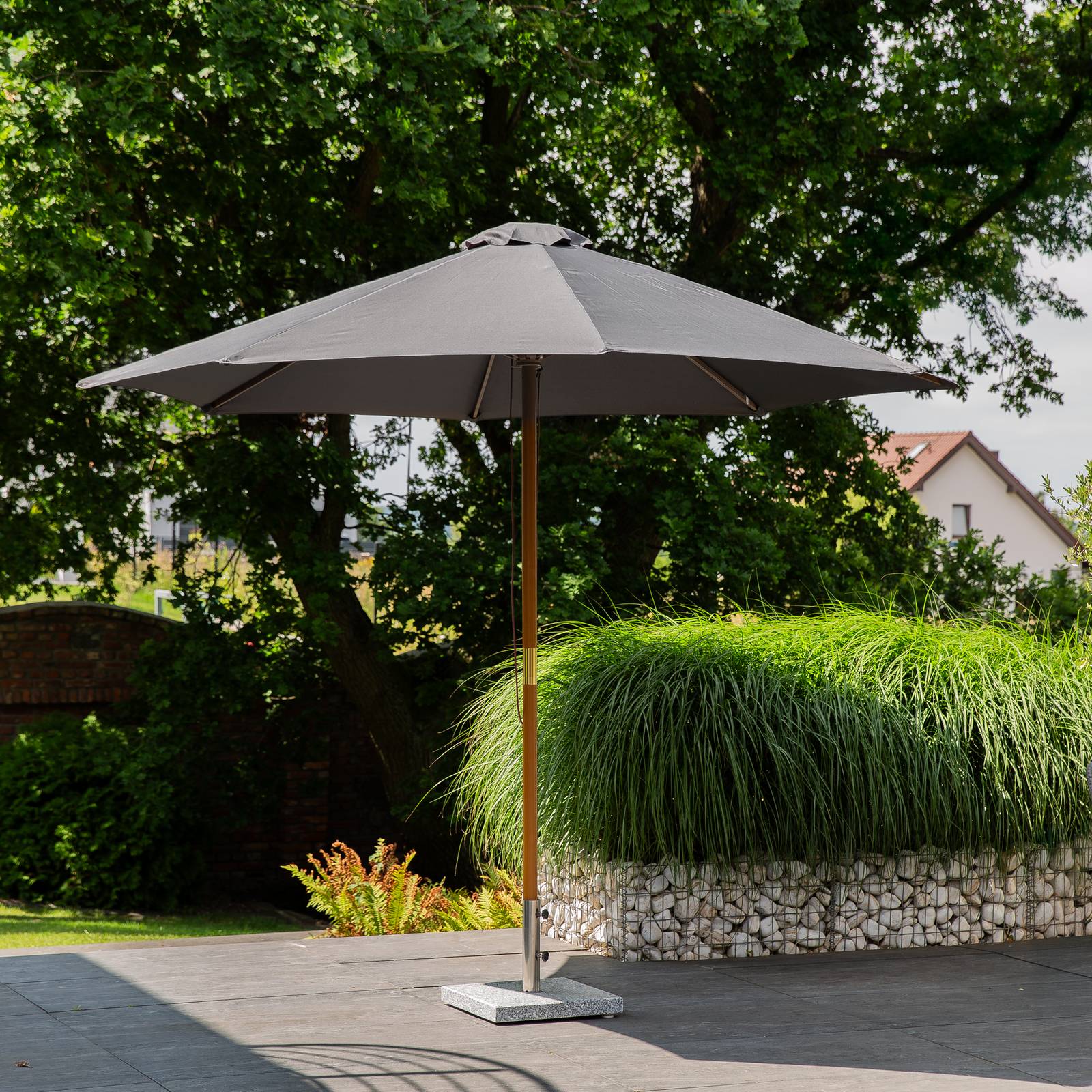 Sonnenschirm Poly 3 m anthrazit PATIO