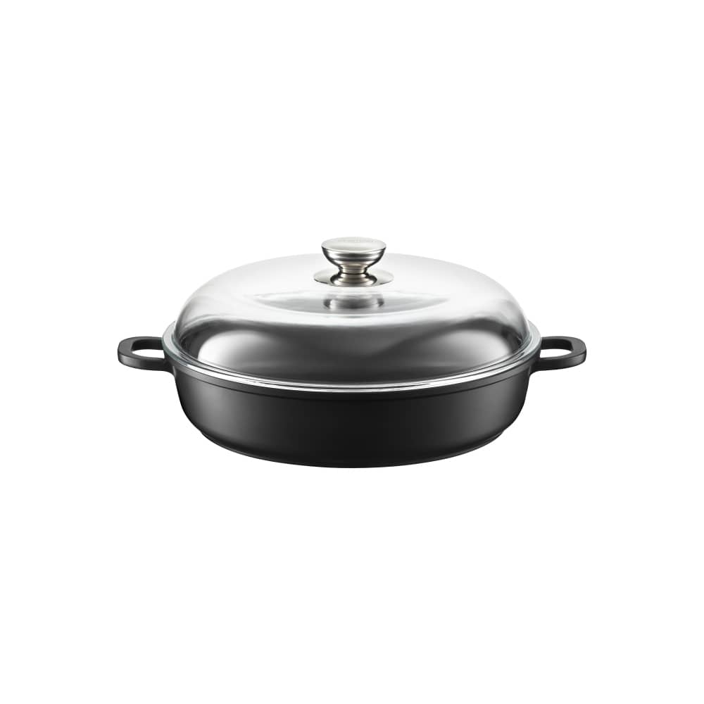 Hochrandpfanne mit Deckel 28 cm Magnat tief AMBITION