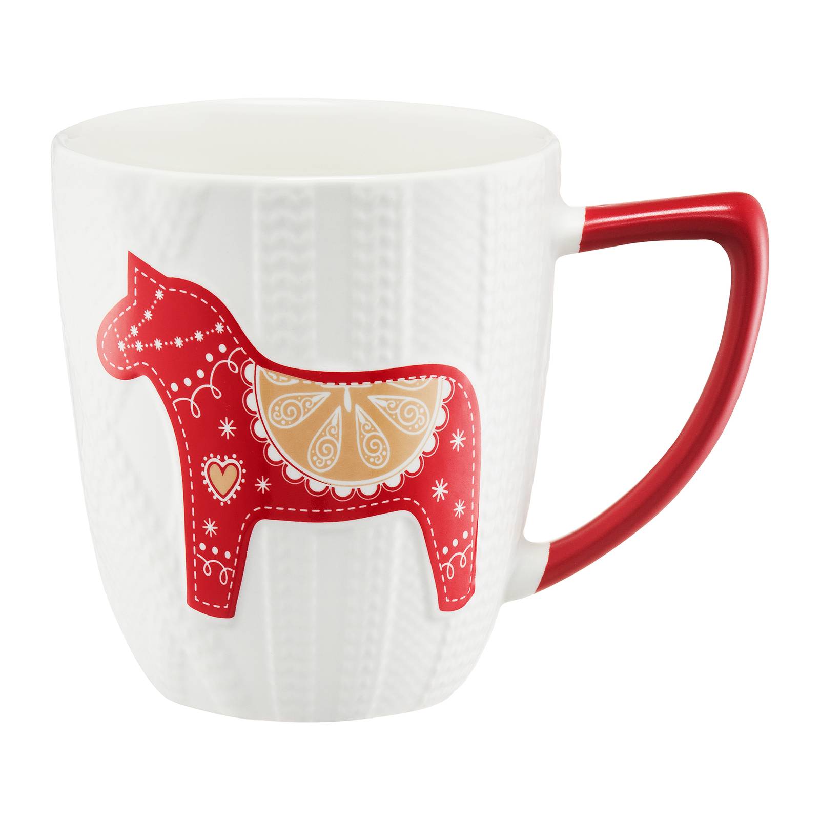 Weihnachtsbecher Scarf Modern 420 ml Dalapferd AMBITION