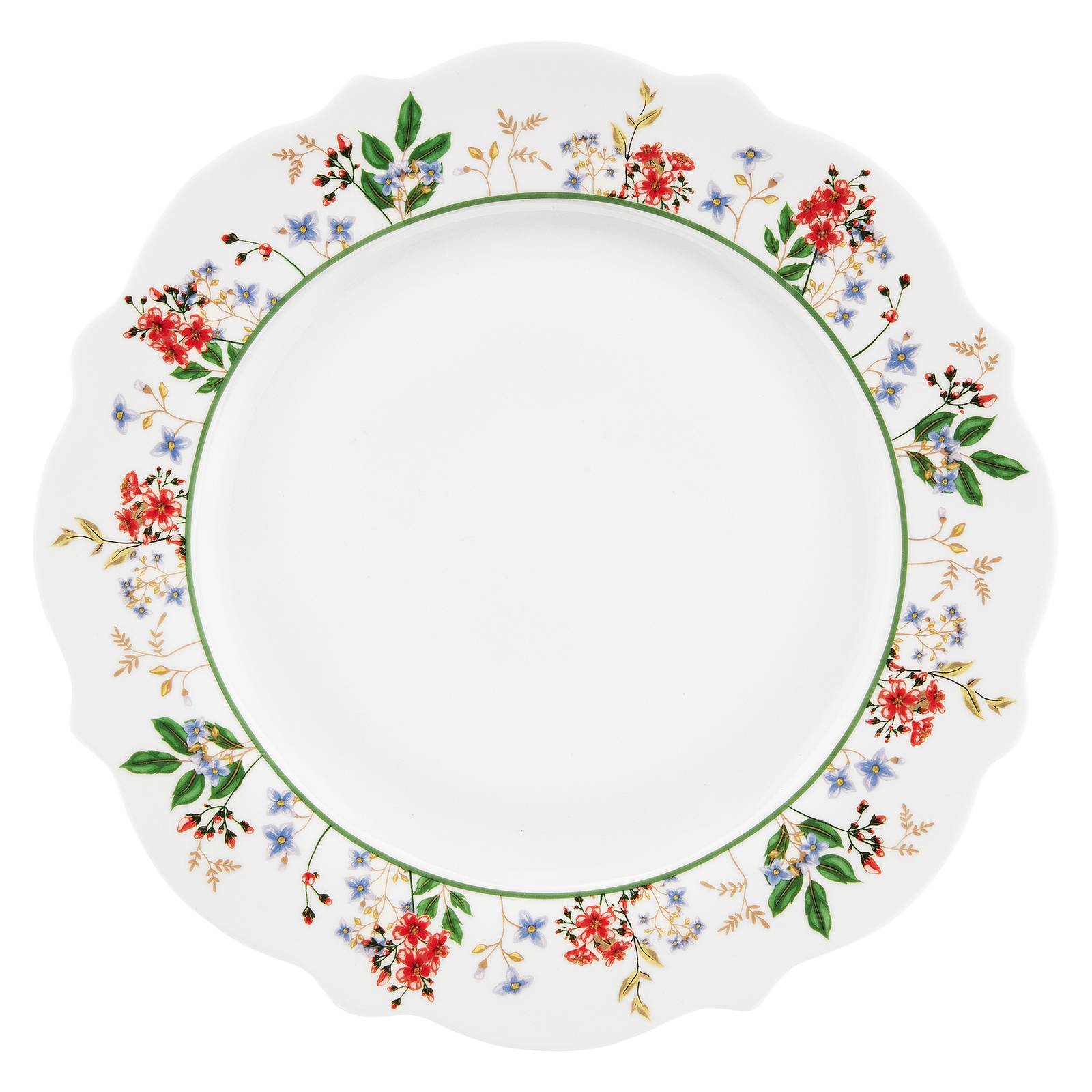 Porcelánový plytký tanier Rosalia 28 cm AMBITION