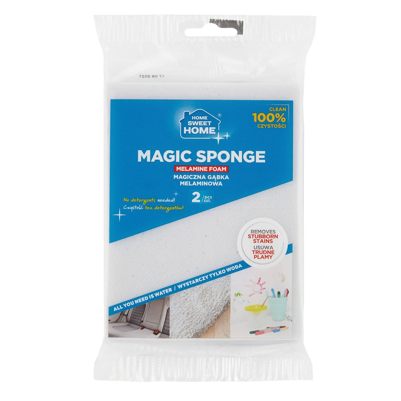 Magisk melaminsvamp Home Sweet Home 2 st SPONTEX