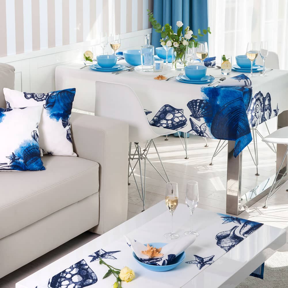 Tischdecke Blue Lagoon 160x280 cm AMBITION