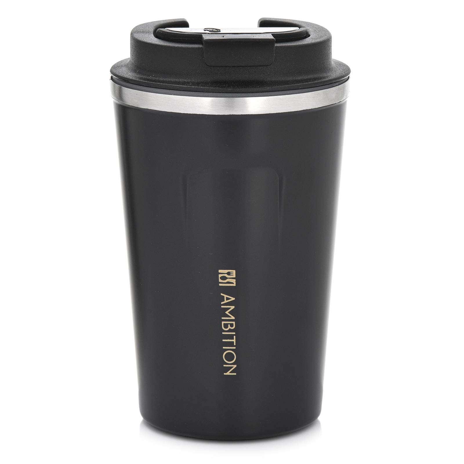 Čierny termohrnček Spark 380 ml AMBITION