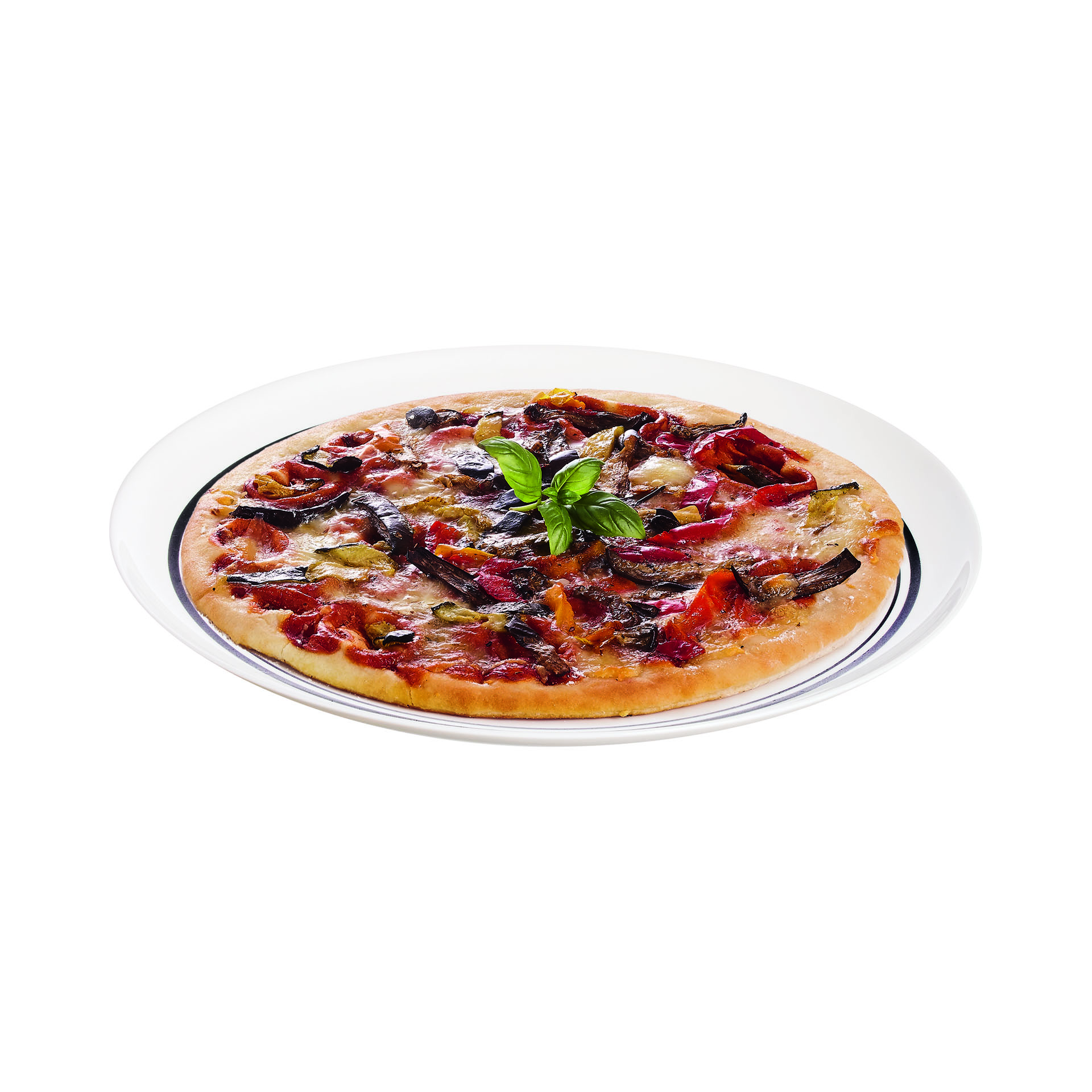 Middagstallrik Pizza Friends Time Bistrot vit 32 cm LUMINARC