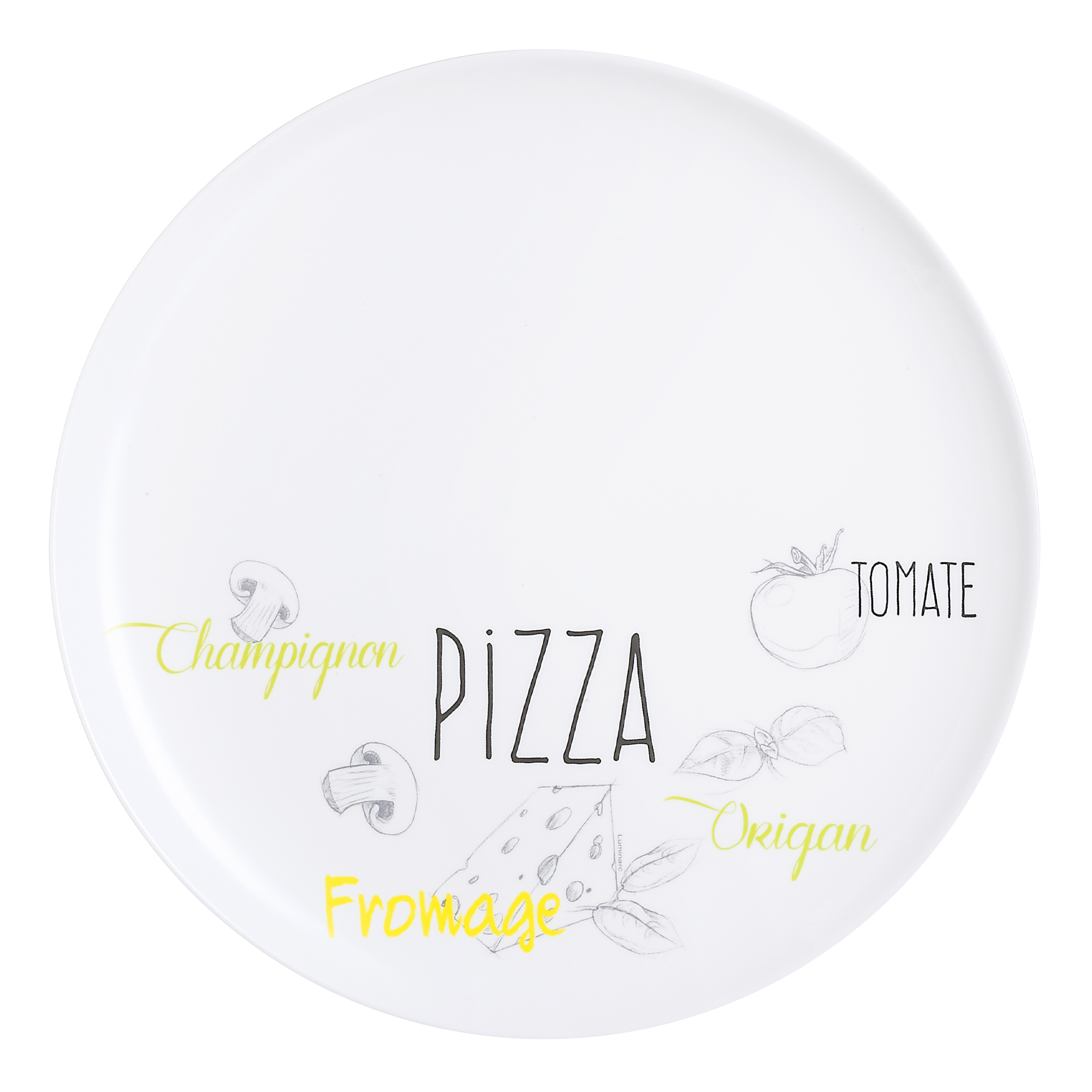 Mělký talíř Pizza Friends Time 32 cm LUMINARC