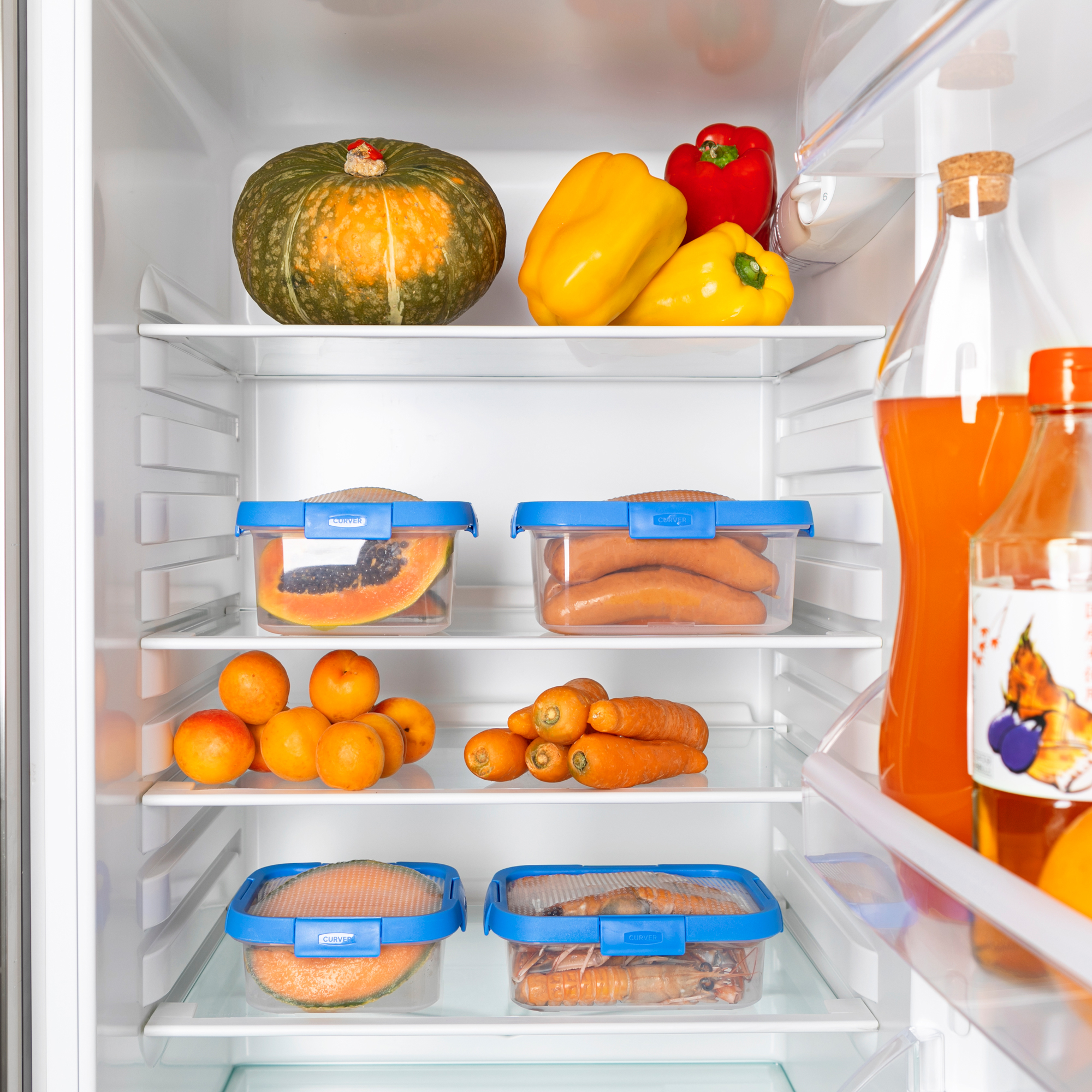 Obdélníková nádobka na potraviny Smart Flexi 1,2 l CURVER