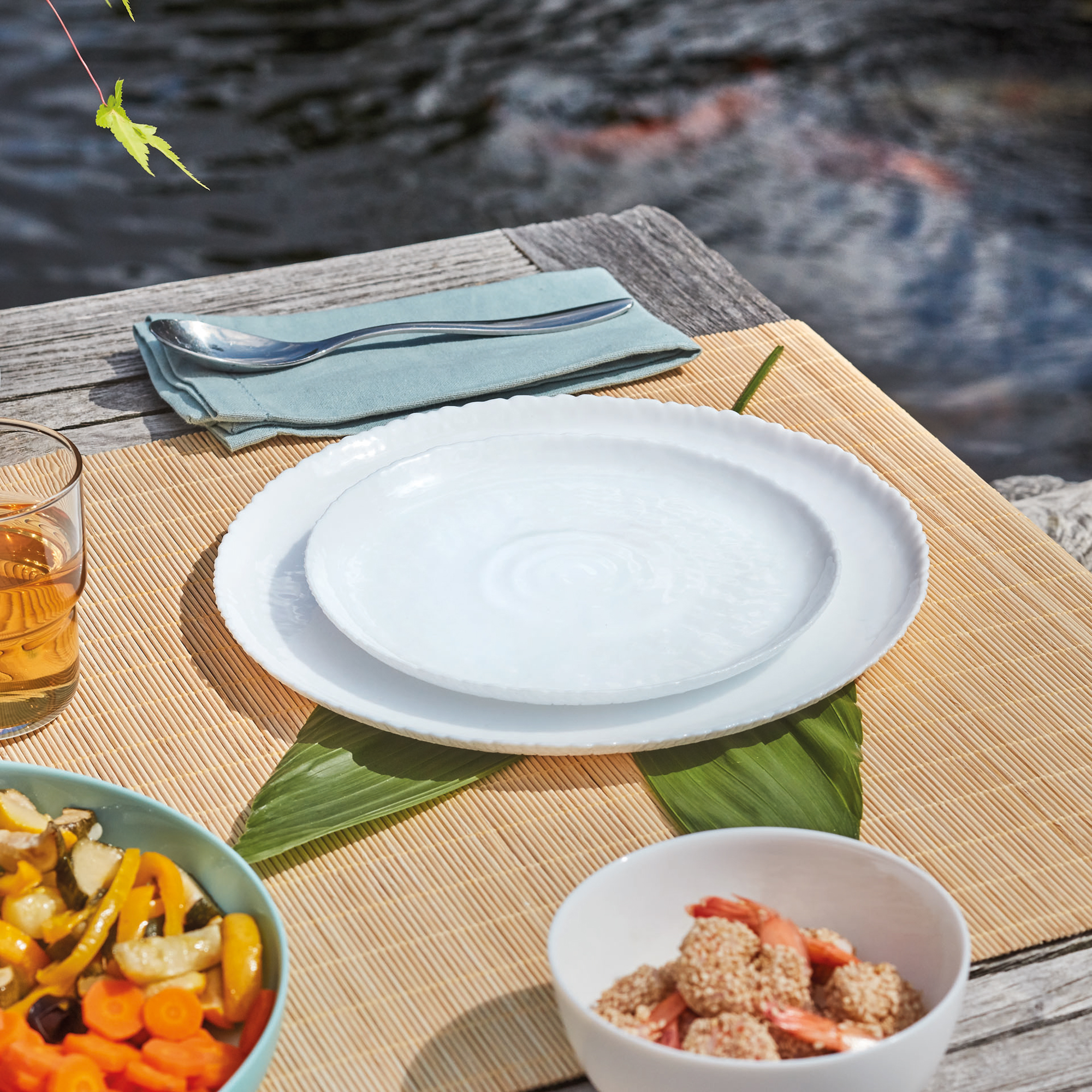 Plato de postre Ammonite 19 cm LUMINARC