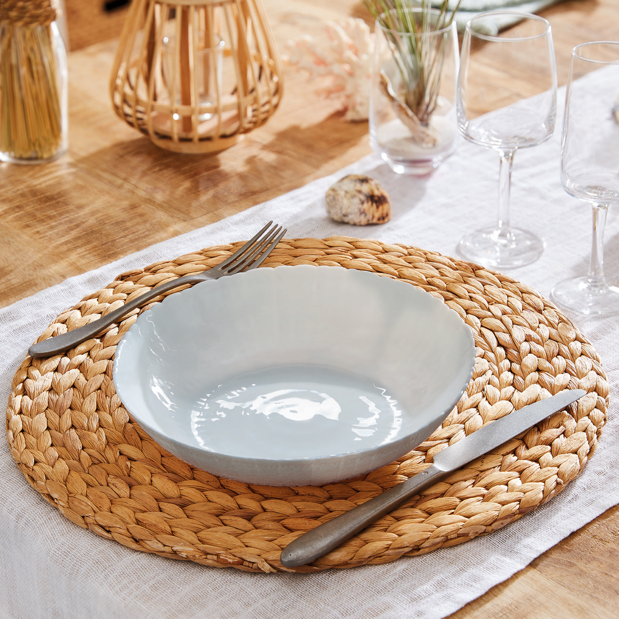 Deep plate Ammonite Granit 21 cm LUMINARC