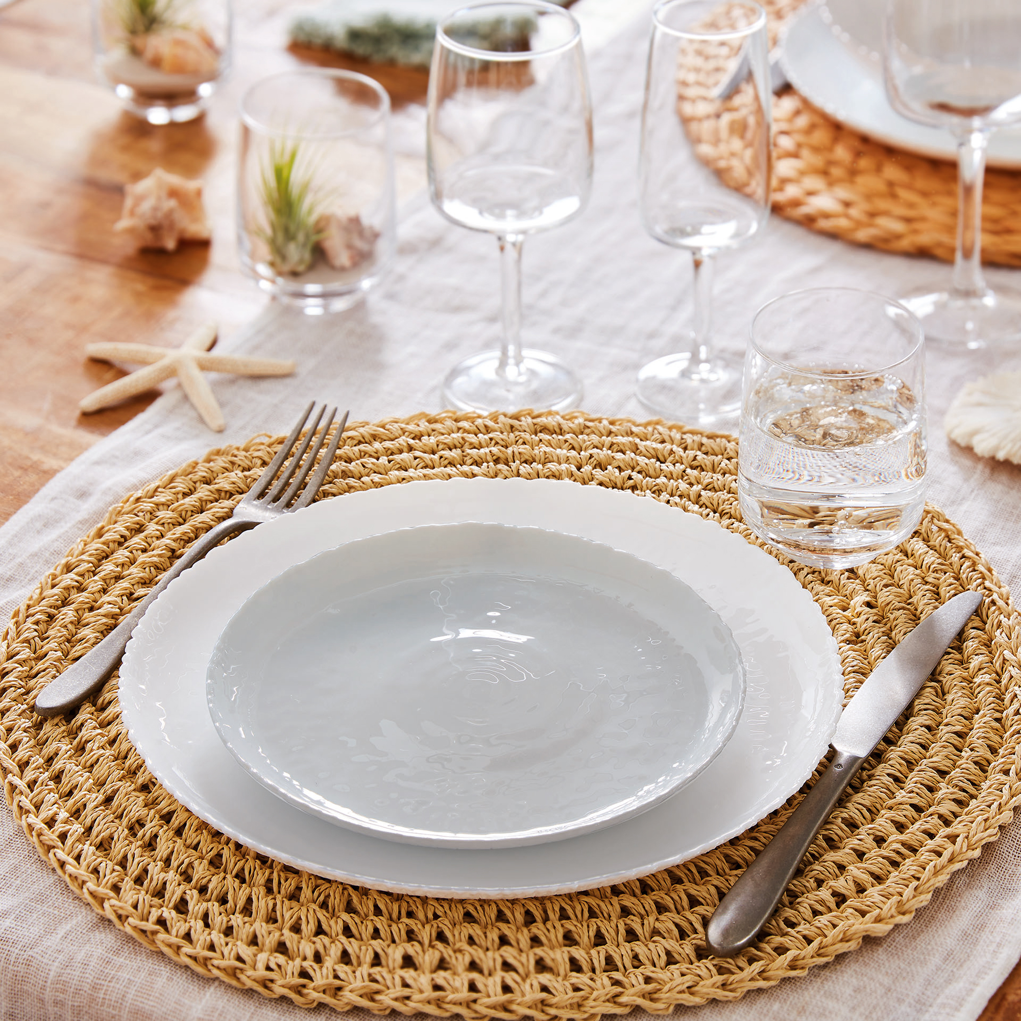 Plato de postre Ammonite Granit 19 cm LUMINARC