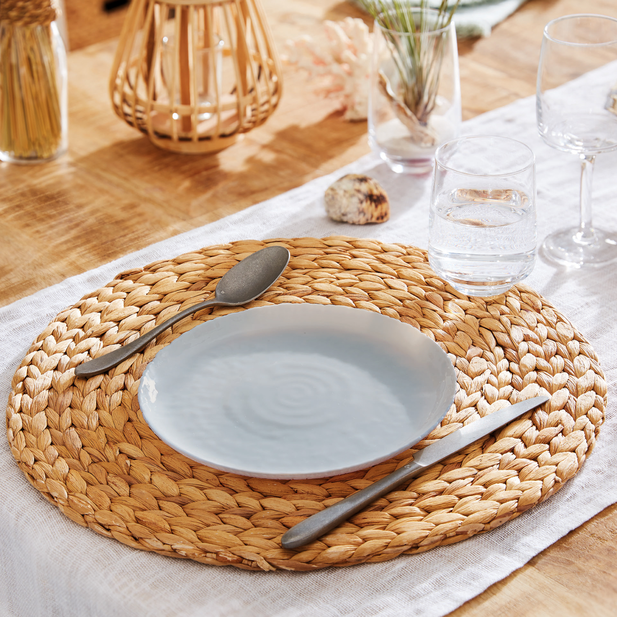 Piatto da dessert Ammonite Granit 19 cm LUMINARC