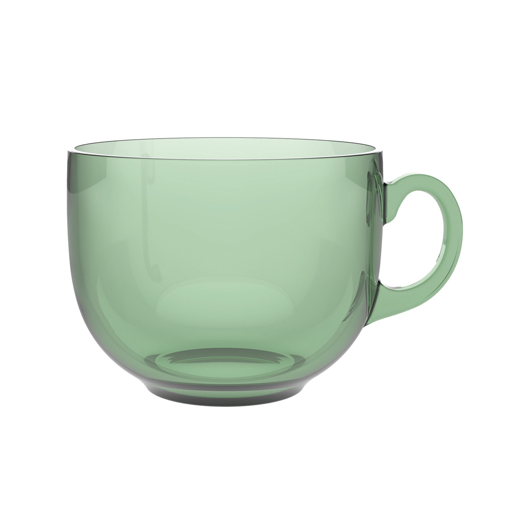 Skleněný hrnek jumbo Alba Soft Green 500 ml LUMINARC