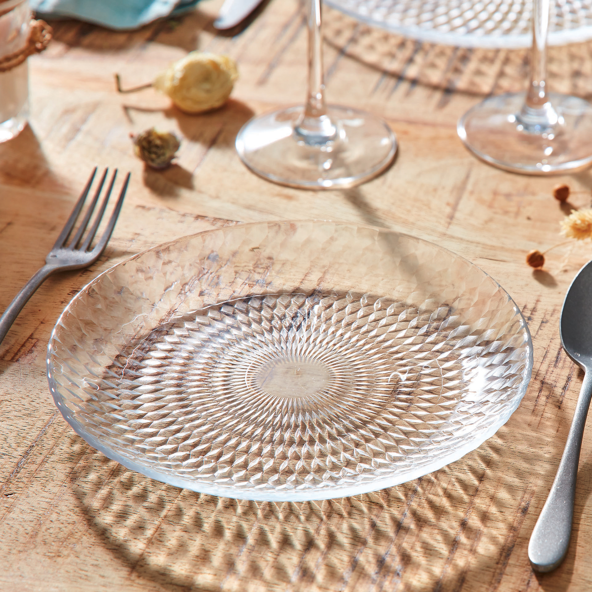 Dessertteller Pampille 19 cm transparent LUMINARC