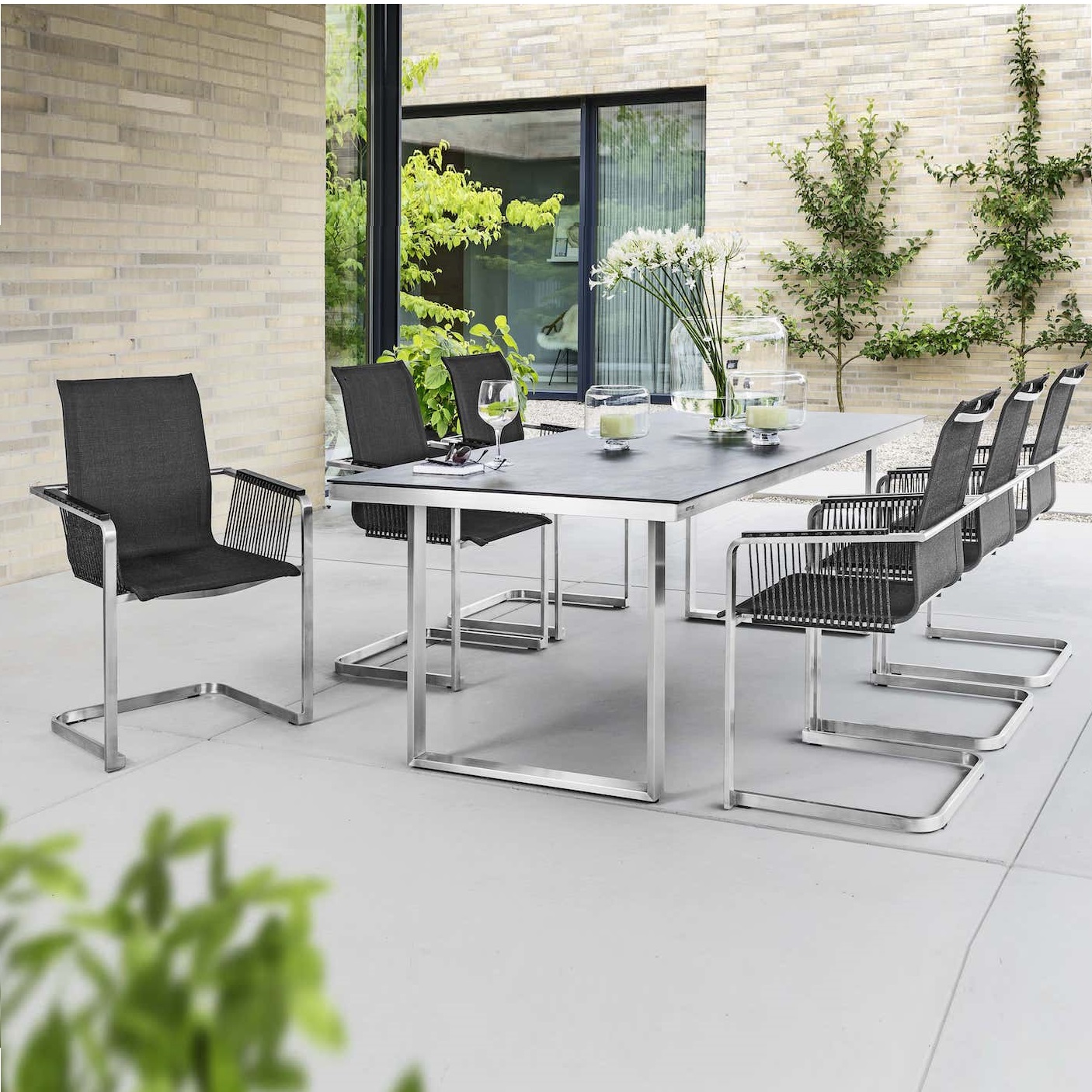 Mesa de jardín Ego 160 x 95 cm Kettalux Plus gris KETTLER