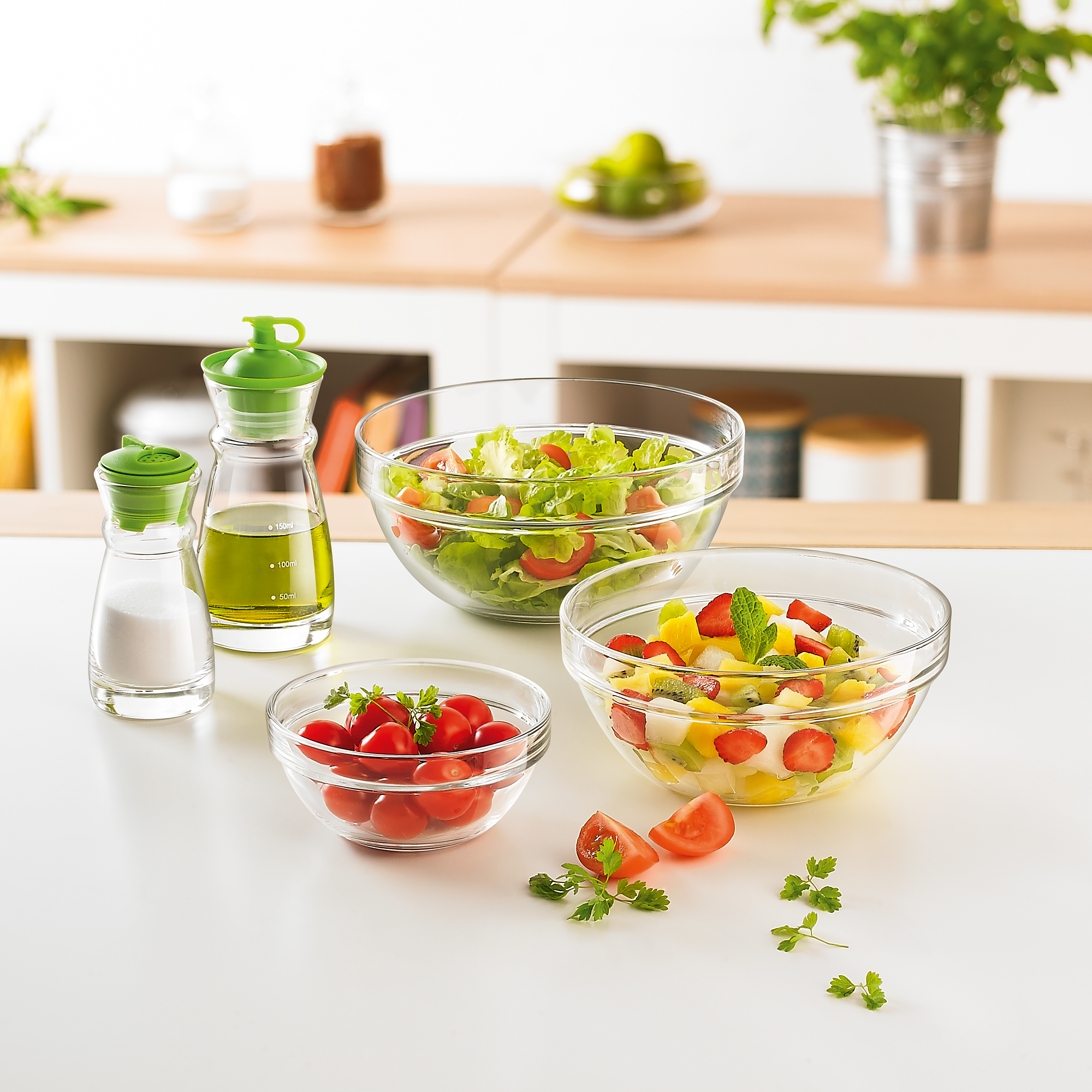 Sada 6 salátových misek Empilable 12 cm LUMINARC