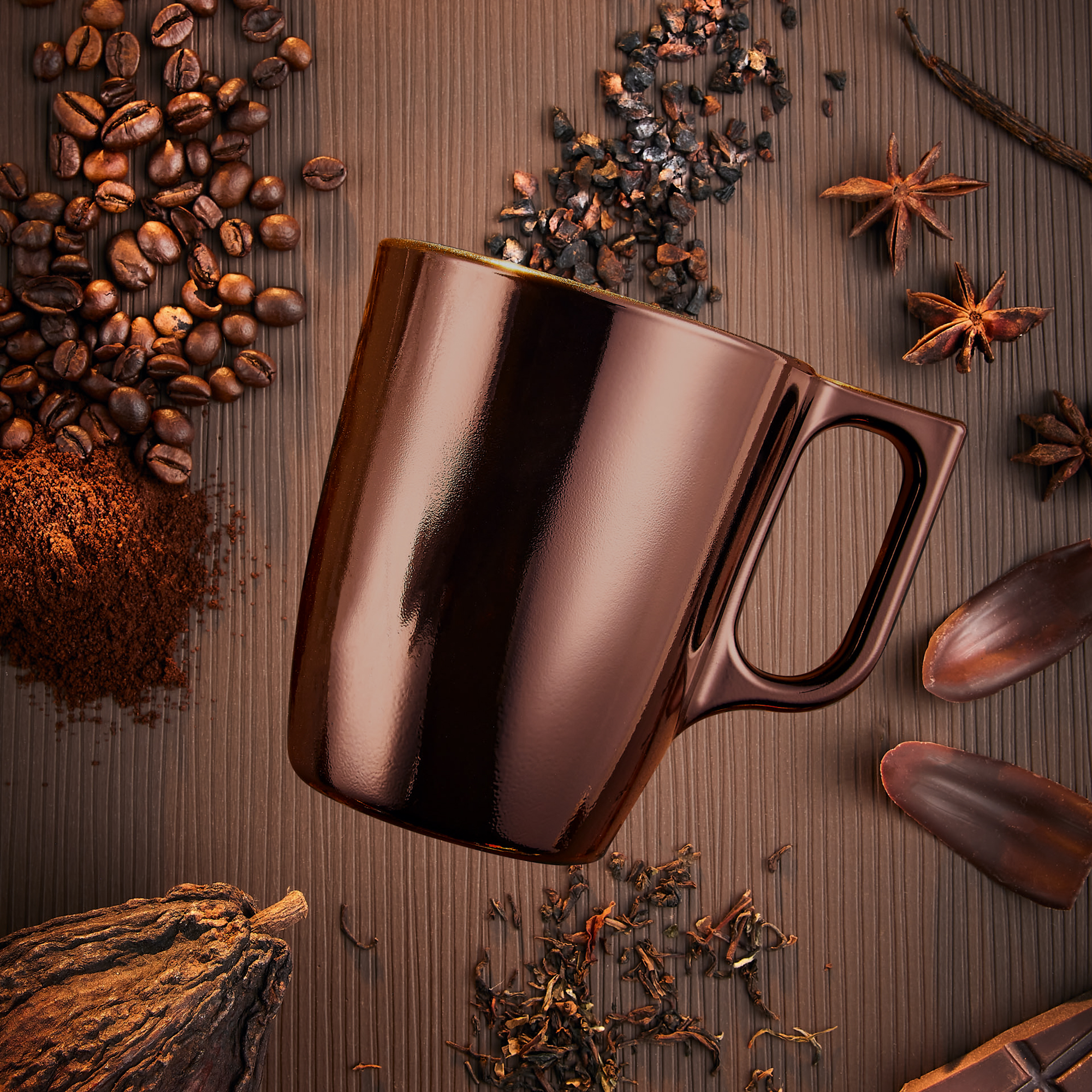 Skleněný hrnek Flashy Chocolate 250 ml LUMINARC