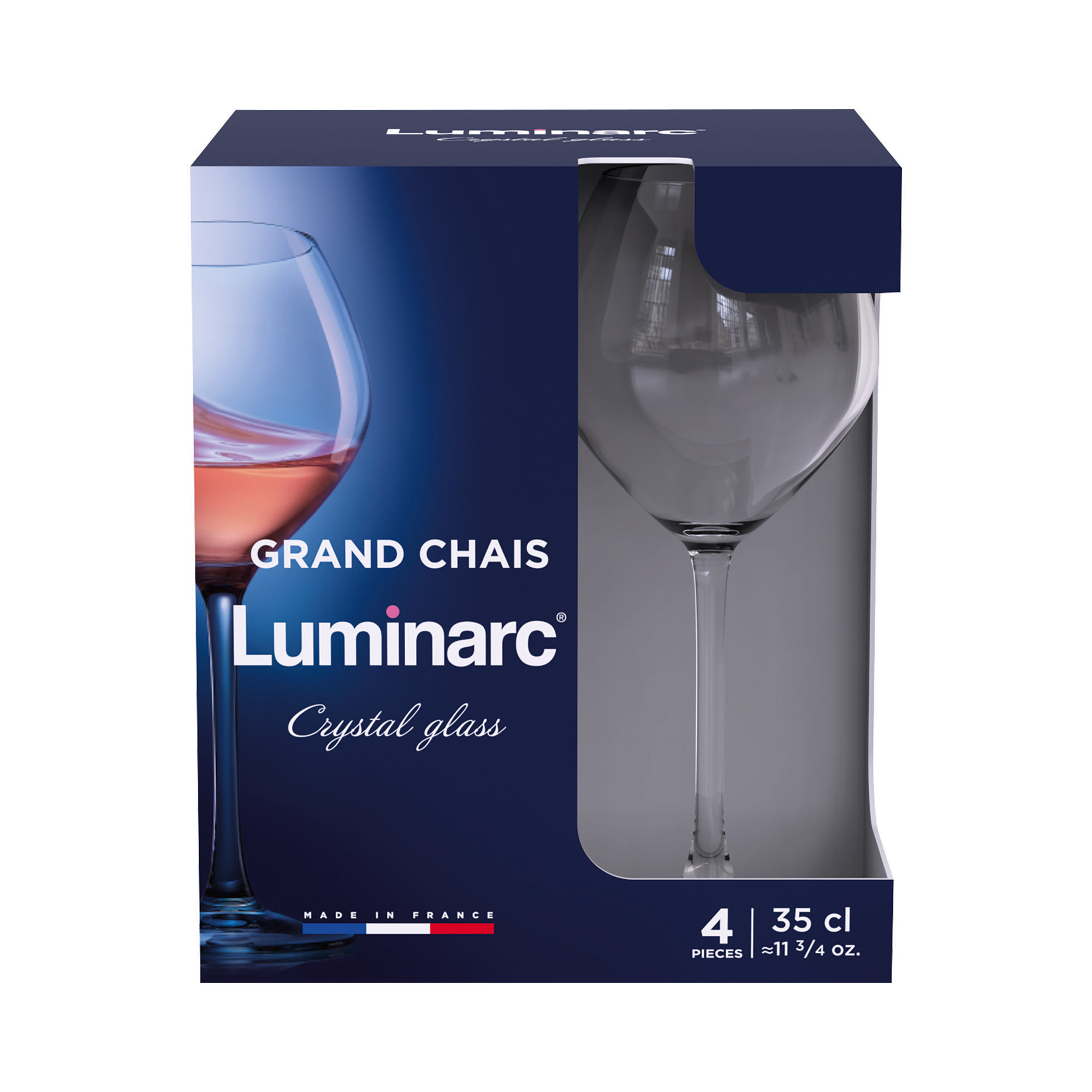 Set di 4 calici da vino Grand Chais 350 ml LUMINARC