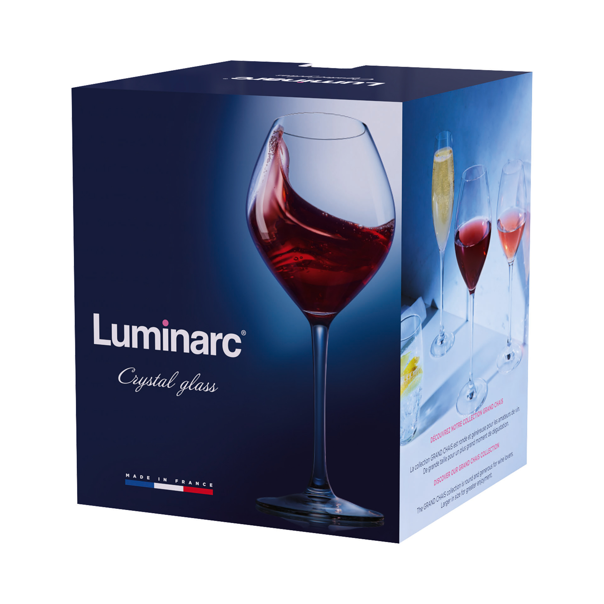 Sada 4 skleniček na víno Grand Chais 470 ml LUMINARC