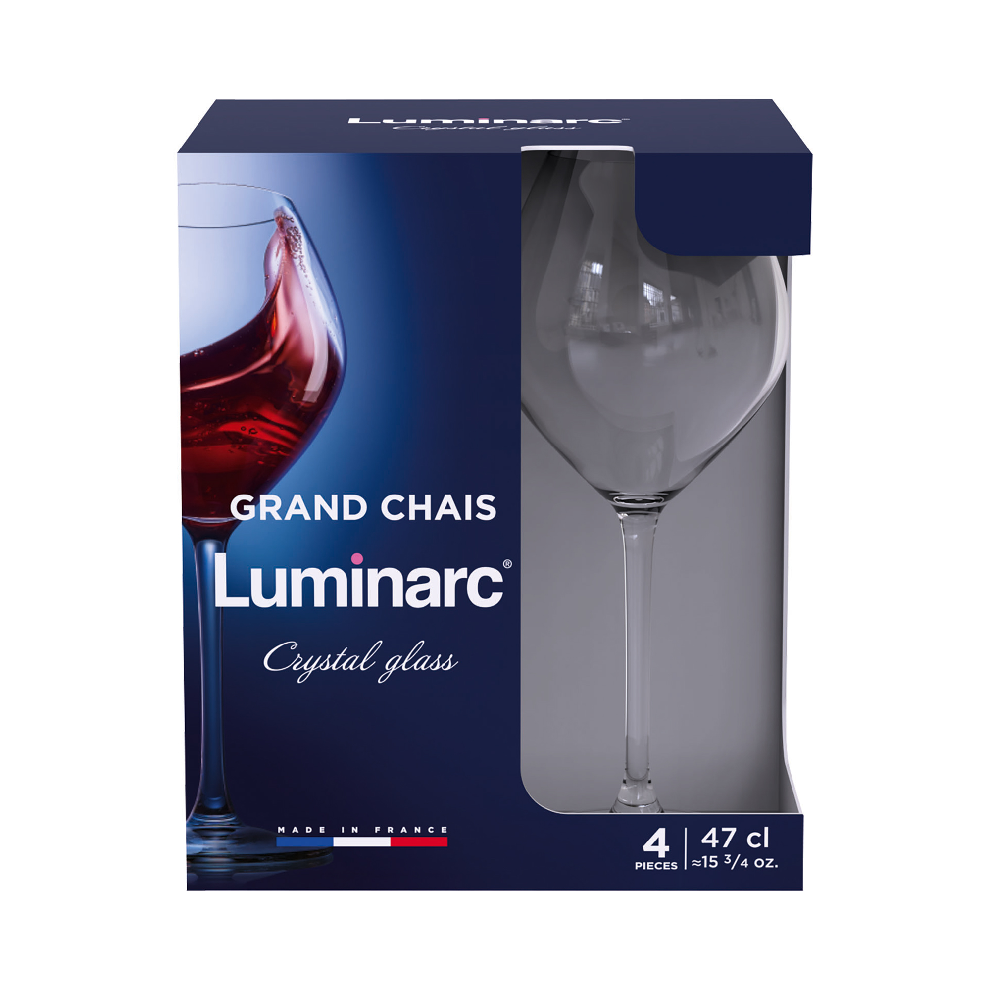 Sada 4 skleniček na víno Grand Chais 470 ml LUMINARC