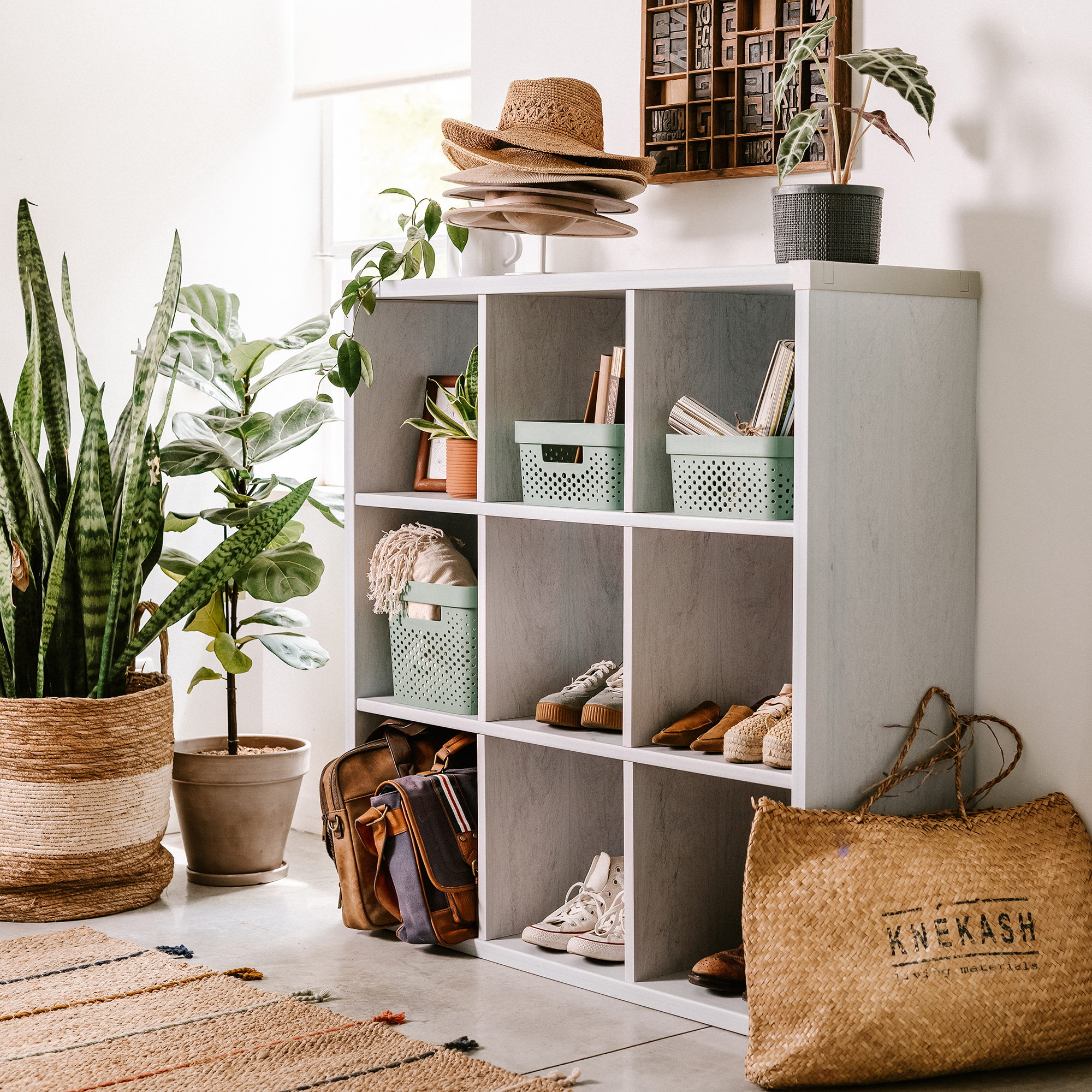 Aufbewahrungsbox durchbrochen 4,5 l Infinity 100% Recycling Öko grün CURVER