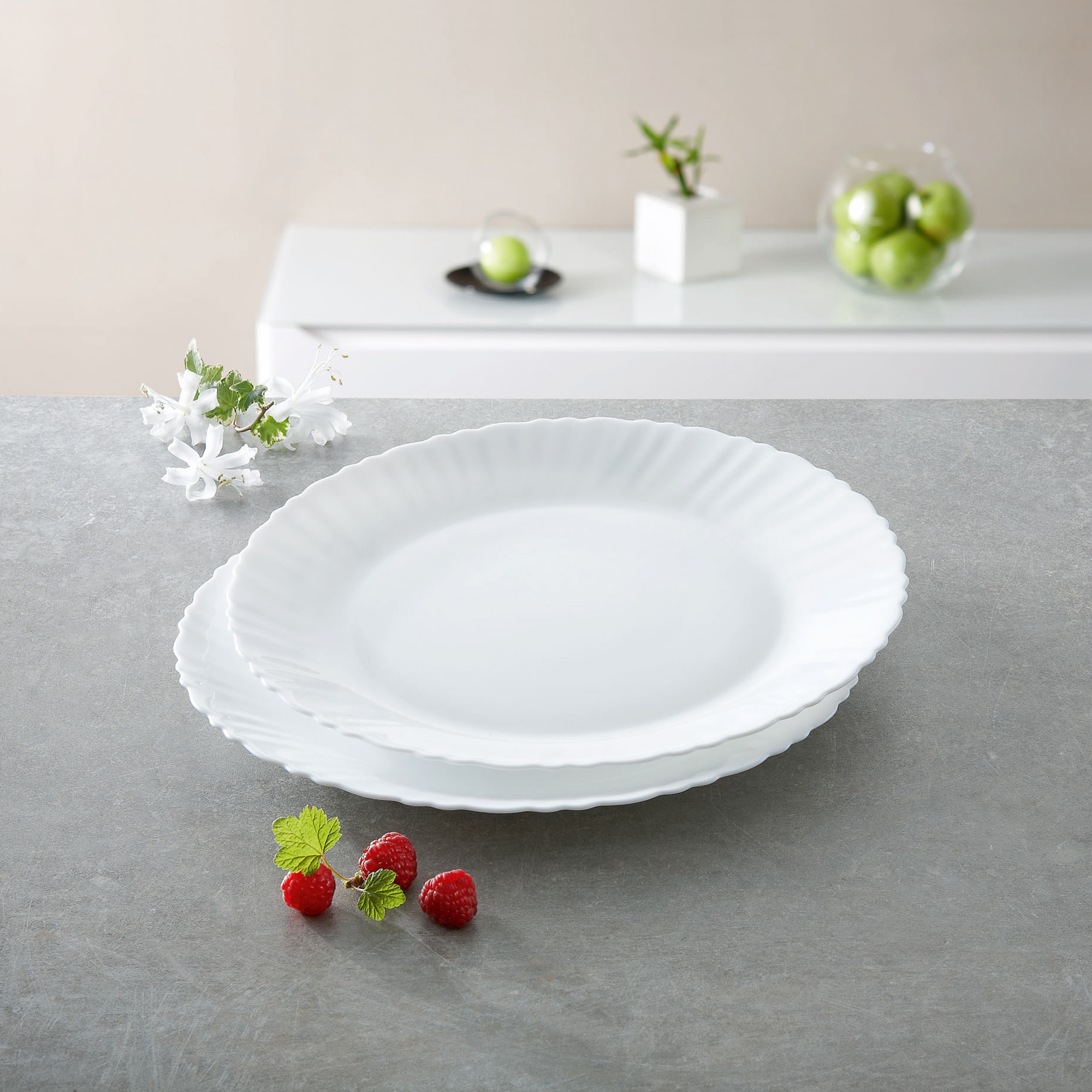 Uppläggningsfat rund 30cm Feston