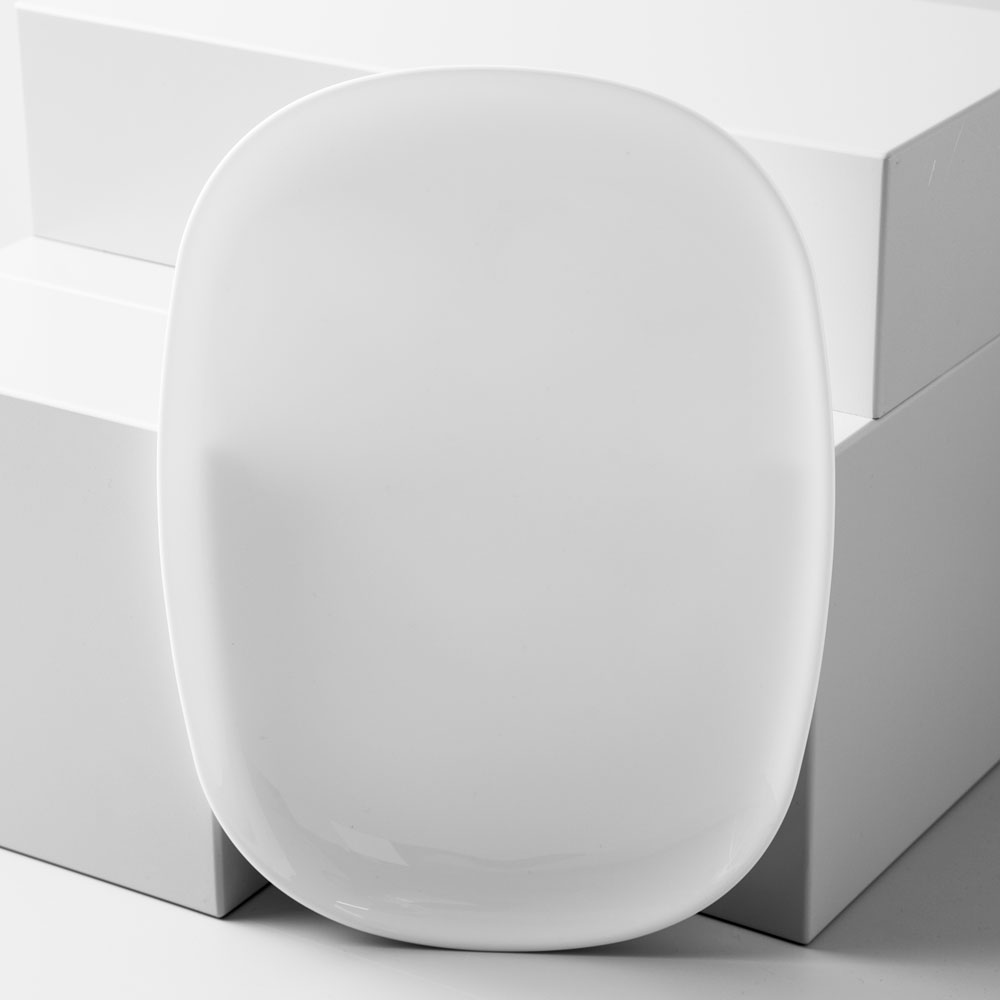 Servírovací talíř Sweet Line White 35 x 24 cm LUMINARC