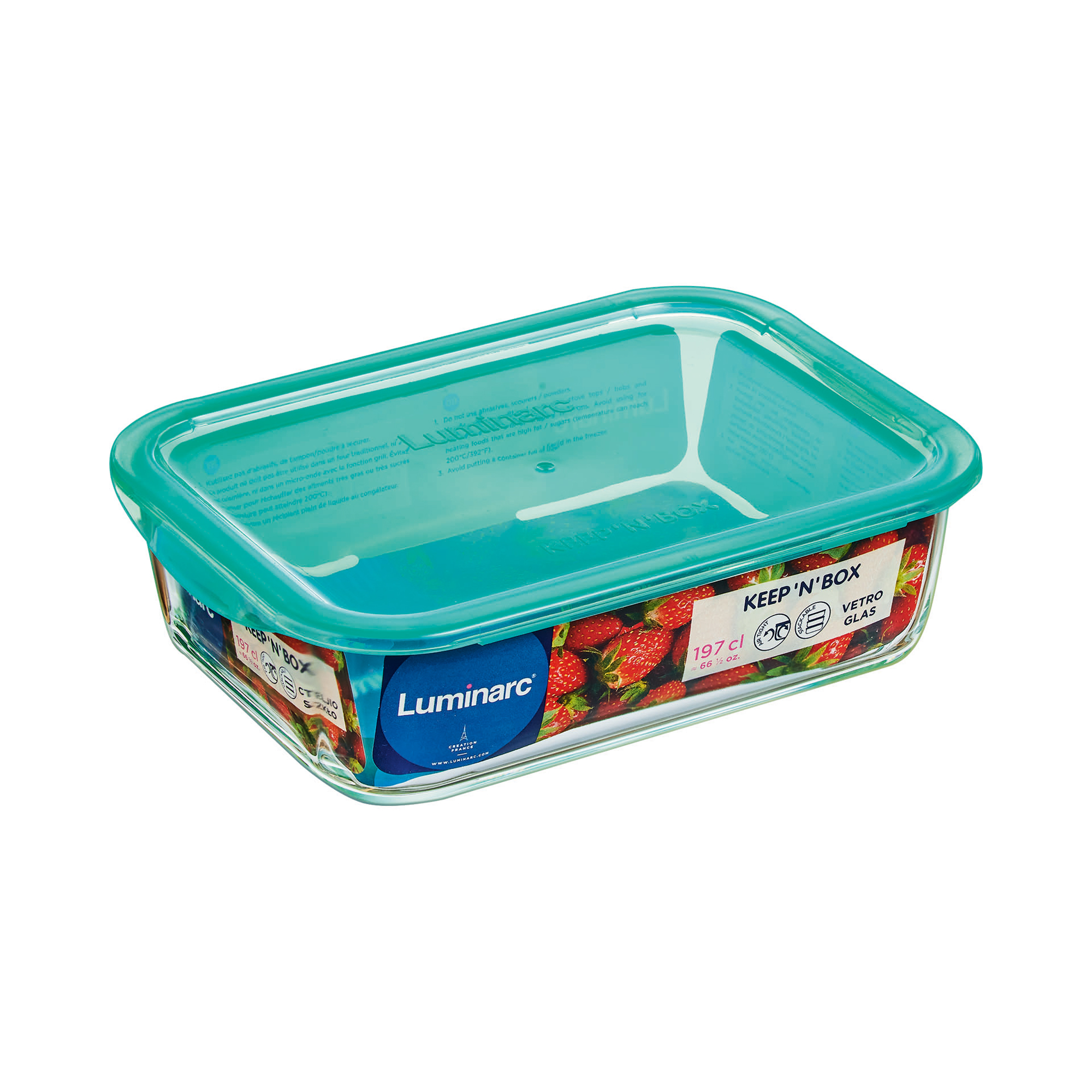 Vorratsdose Keep’n’box Lagoon 1,97 L rechteckig LUMINARC