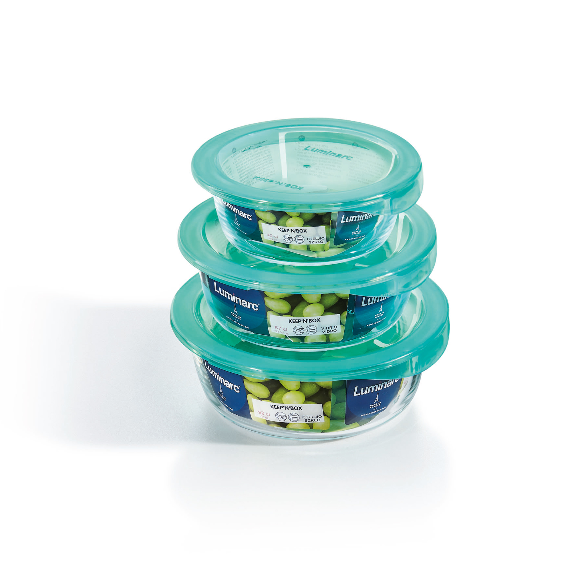 Vorratsdose Keep’n’box Lagoon 0,67 L rund LUMINARC