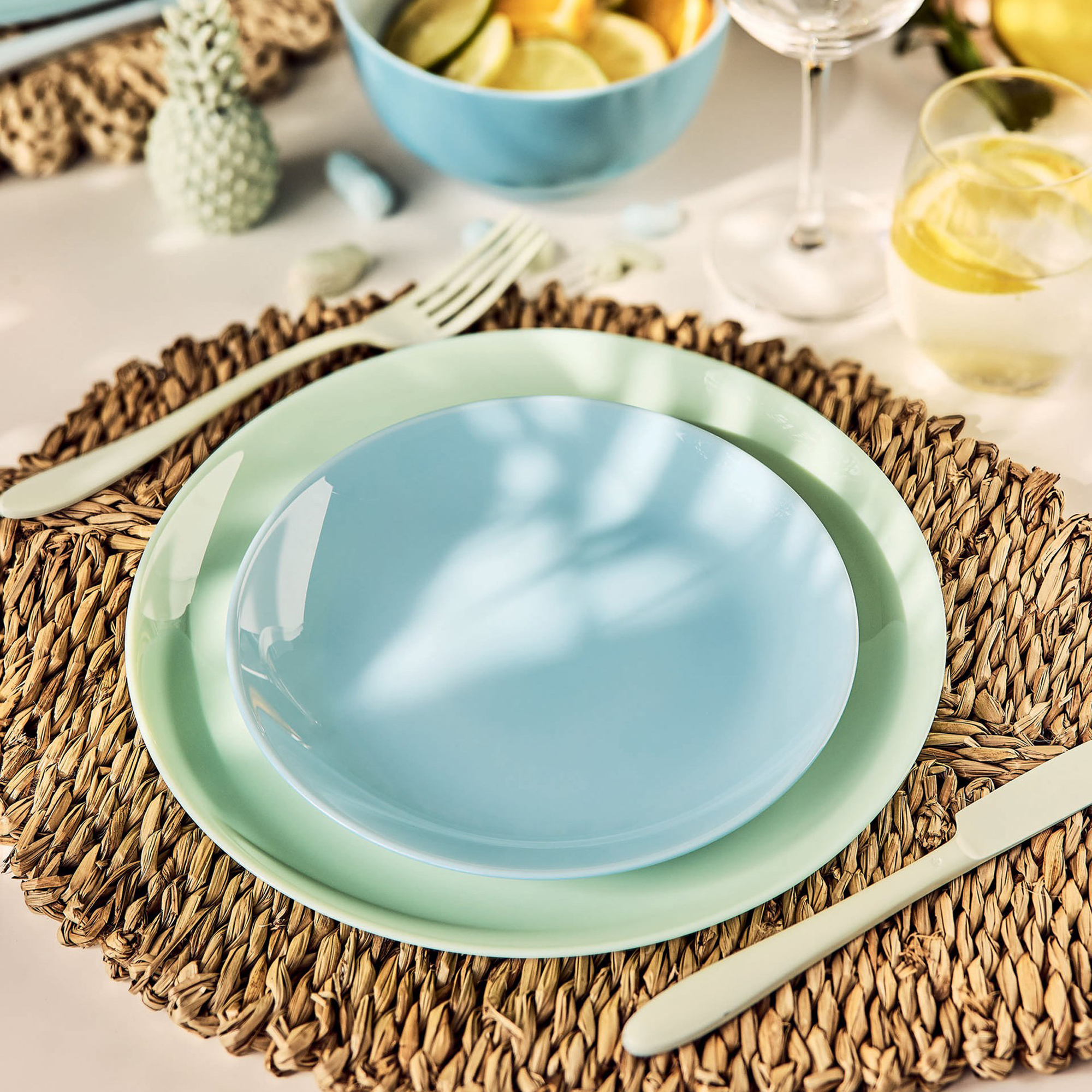 Dezertní talíř Diwali Paradise Blue 19 cm LUMINARC