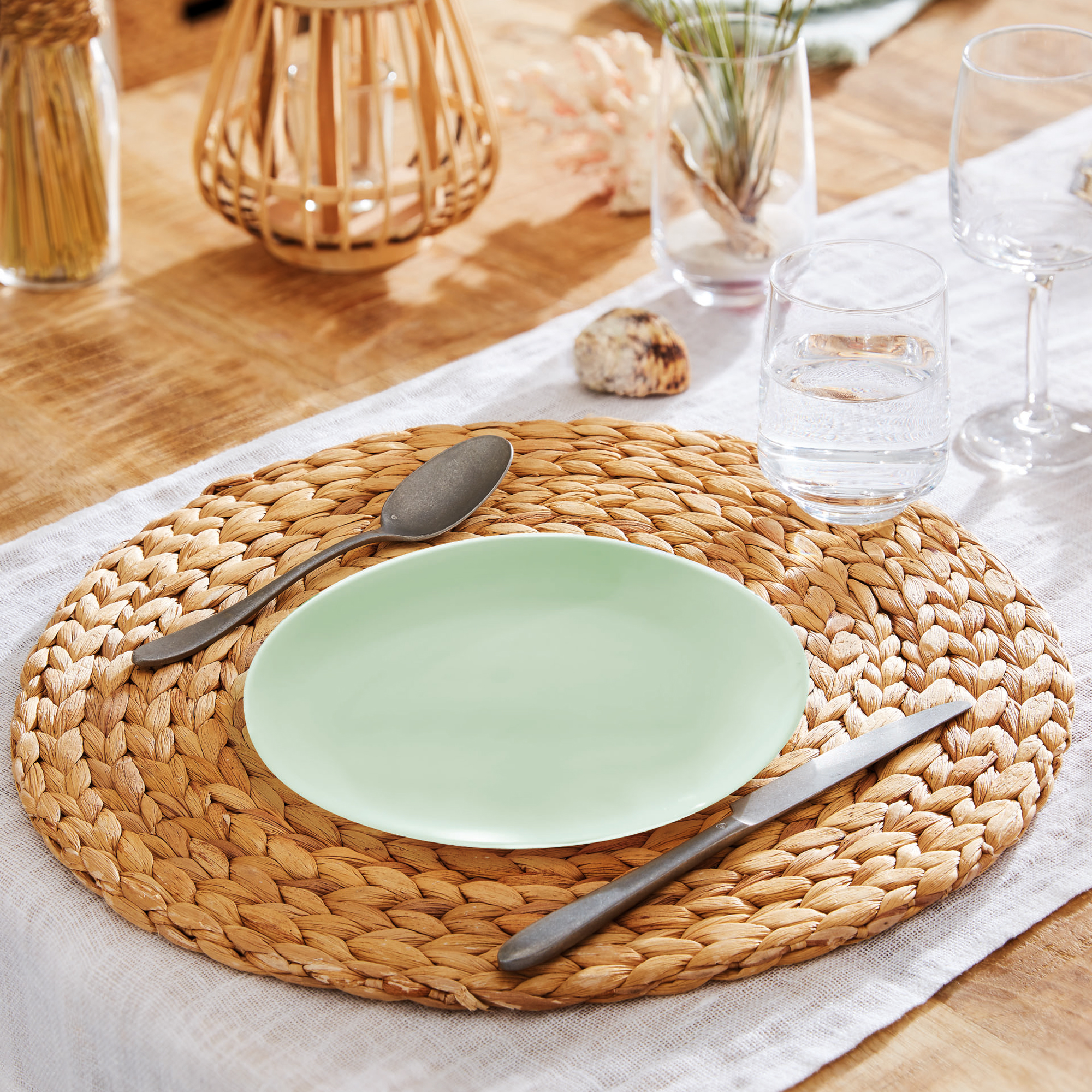 Plato de postre Diwali Paradise Green 19 cm LUMINARC