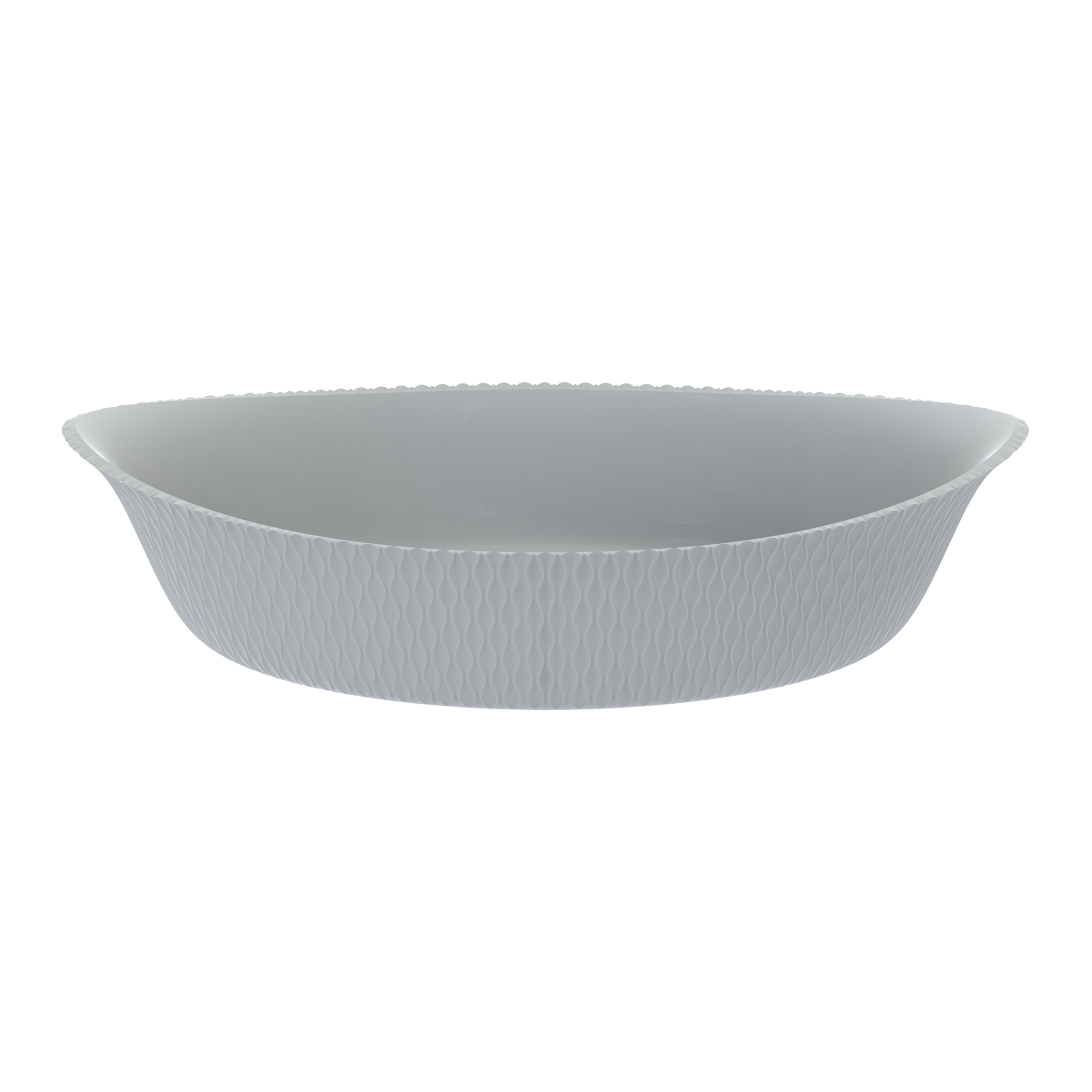 Naczynie żaroodporne owalne Smart Cuisine Wavy Granit 29 x 17 cm LUMINARC