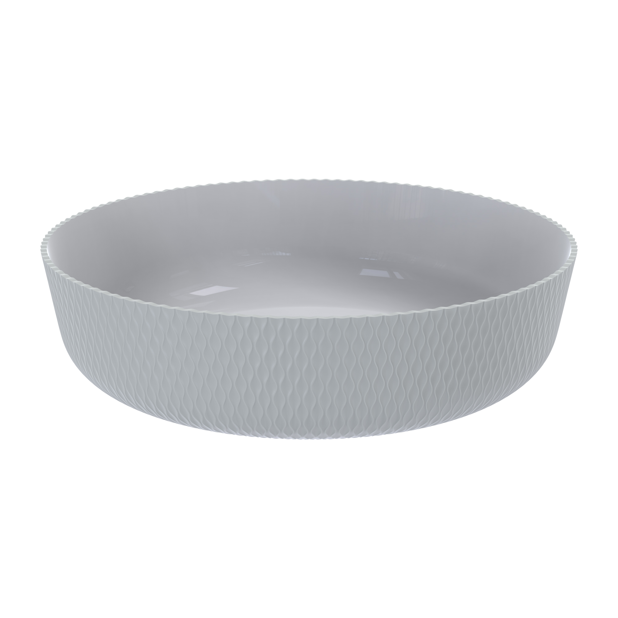 Round oven dish Smart Cuisine Wavy Granit 26 cm LUMINARC