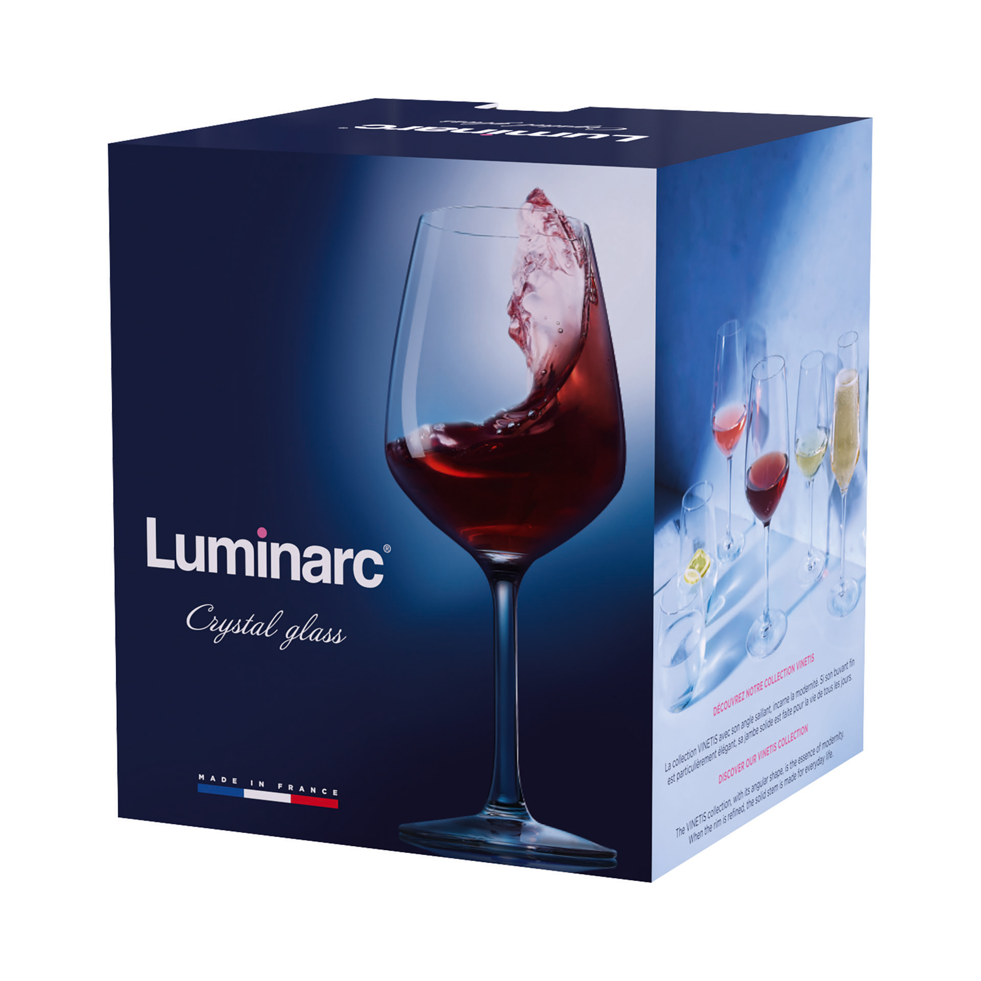 Sada 4 pohárov na víno Vinetis 500 ml LUMINARC