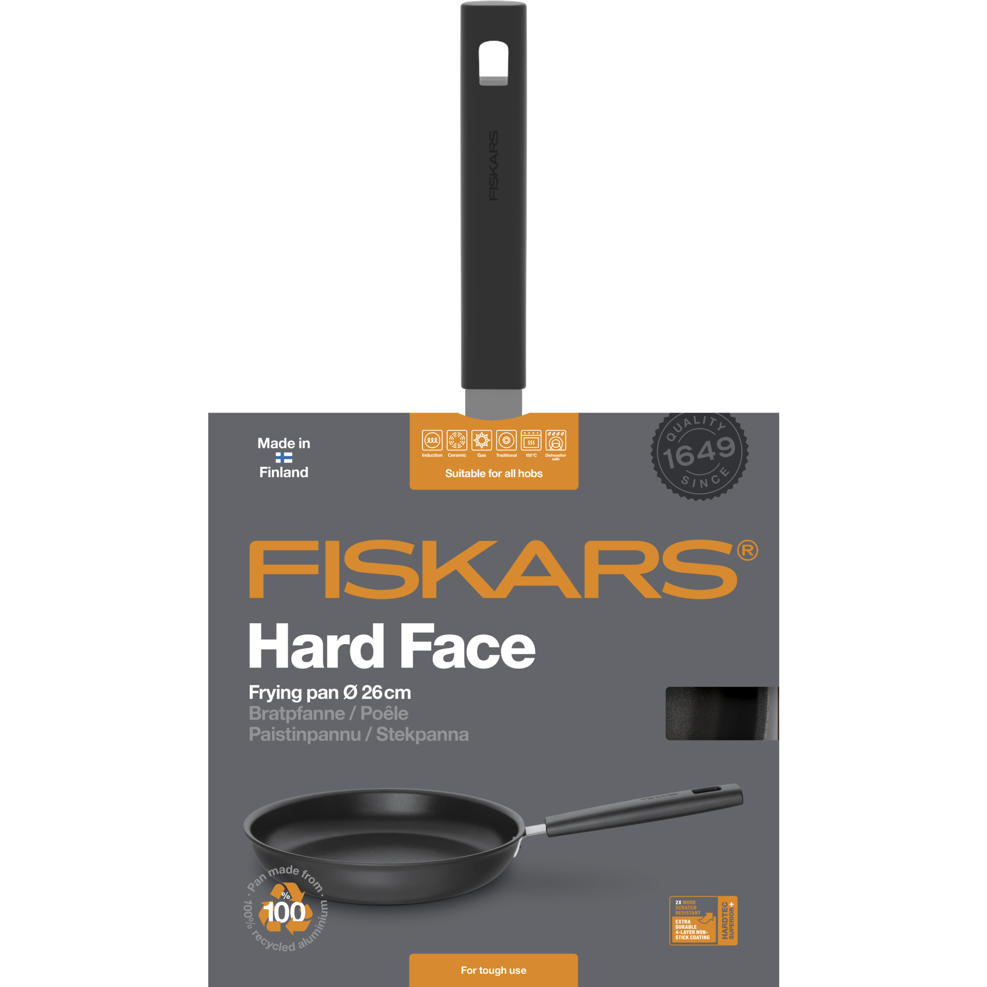 Pfanne Hard Face 26 cm FISKARS