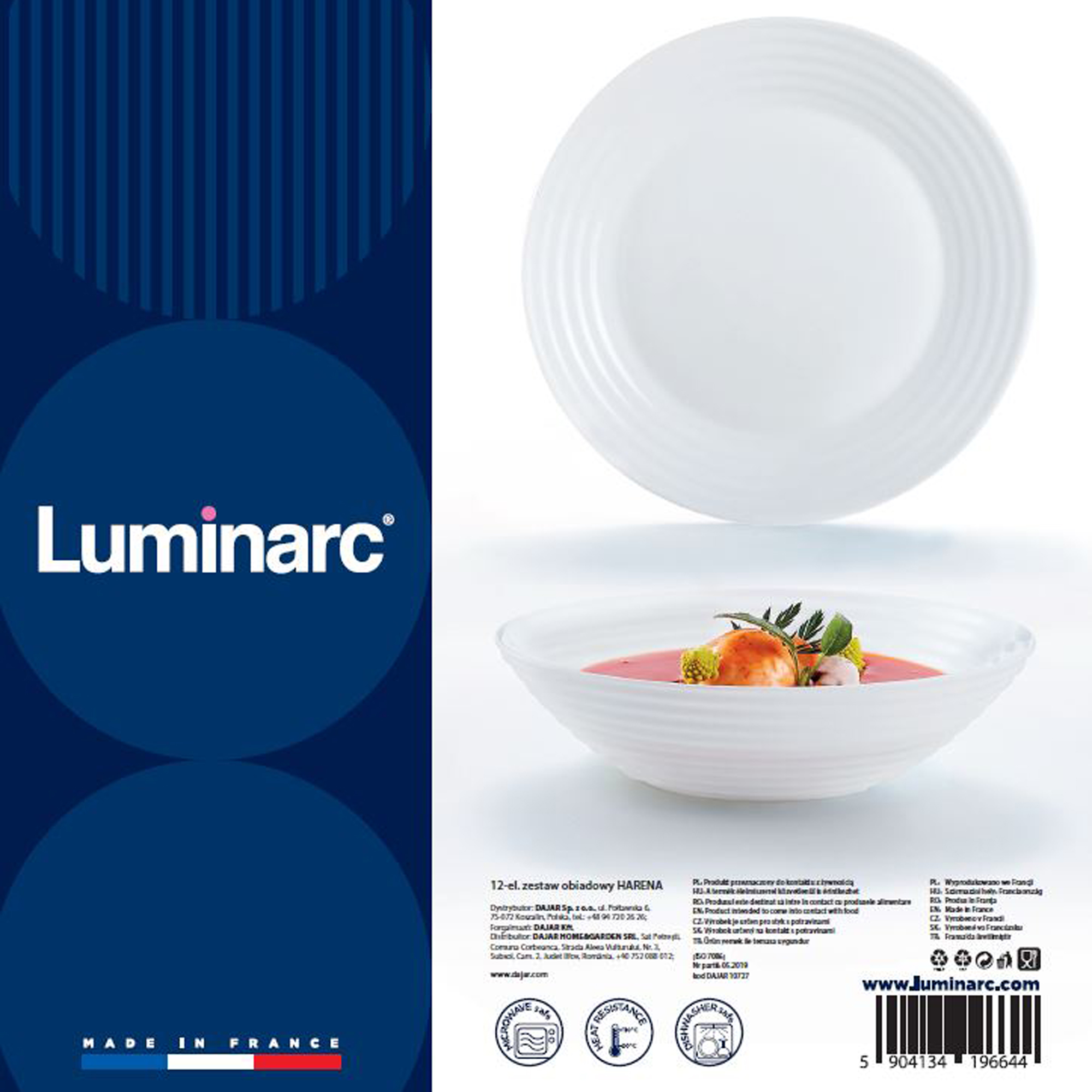 Conjunto de vajilla Harena 12 piezas LUMINARC