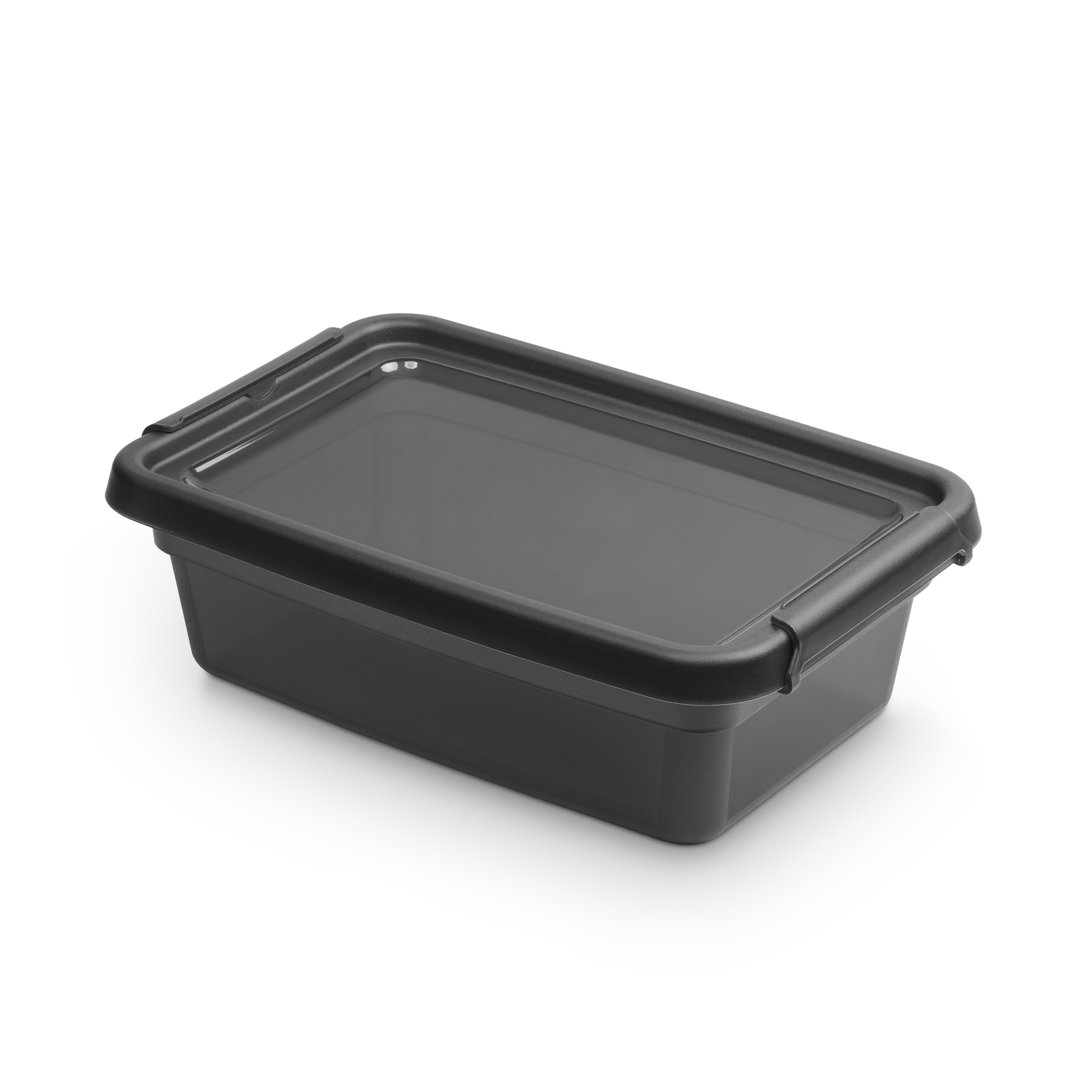Behållare med lock Base Store Coal 3 l svart ORPLAST