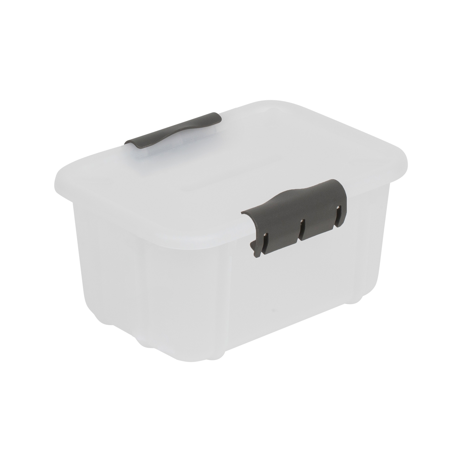 Aufbewahrungsbox mit Deckel Velur 3,6 L Transparent BRANQ
