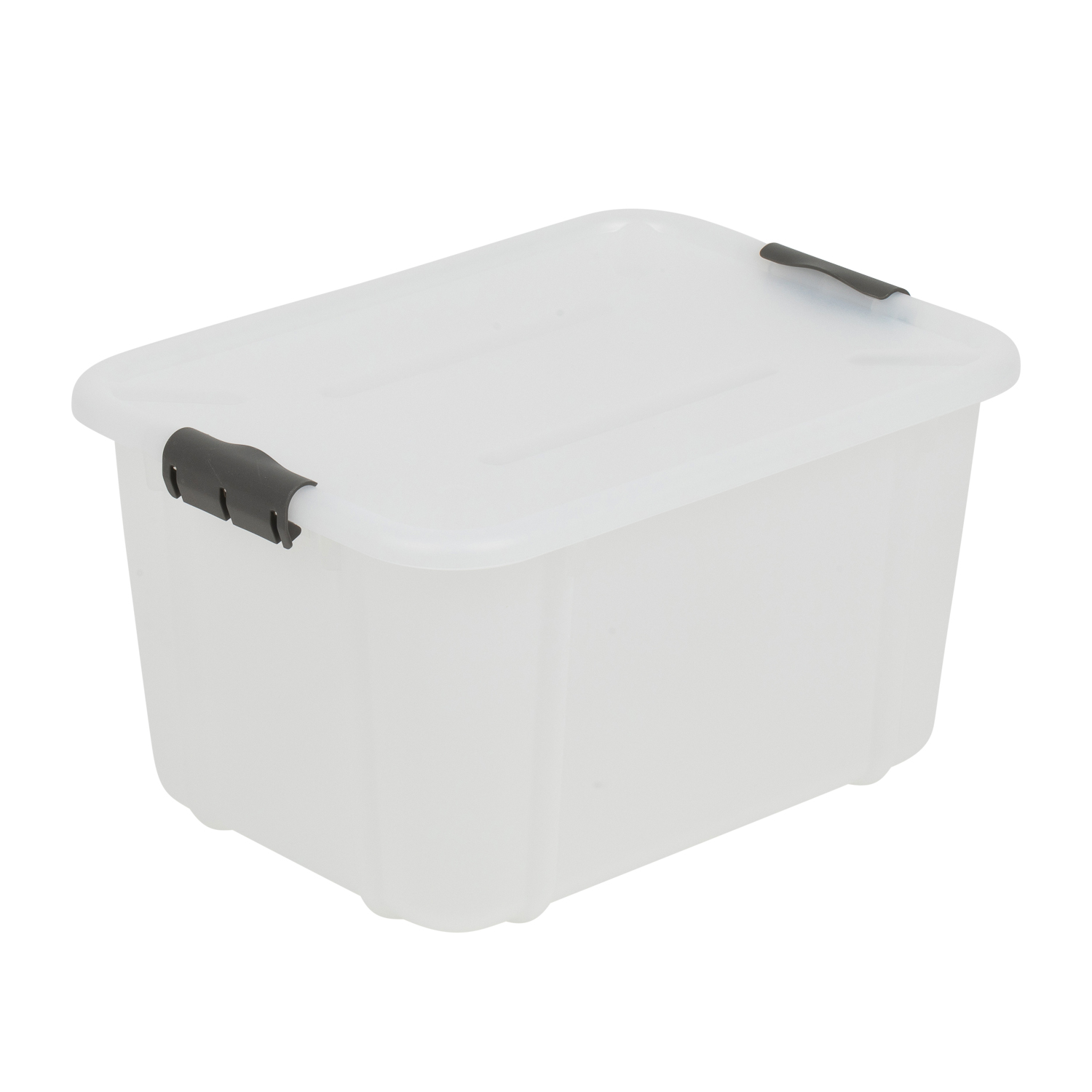 Behållare med lock Velur 16 l genomskinlig BRANQ  