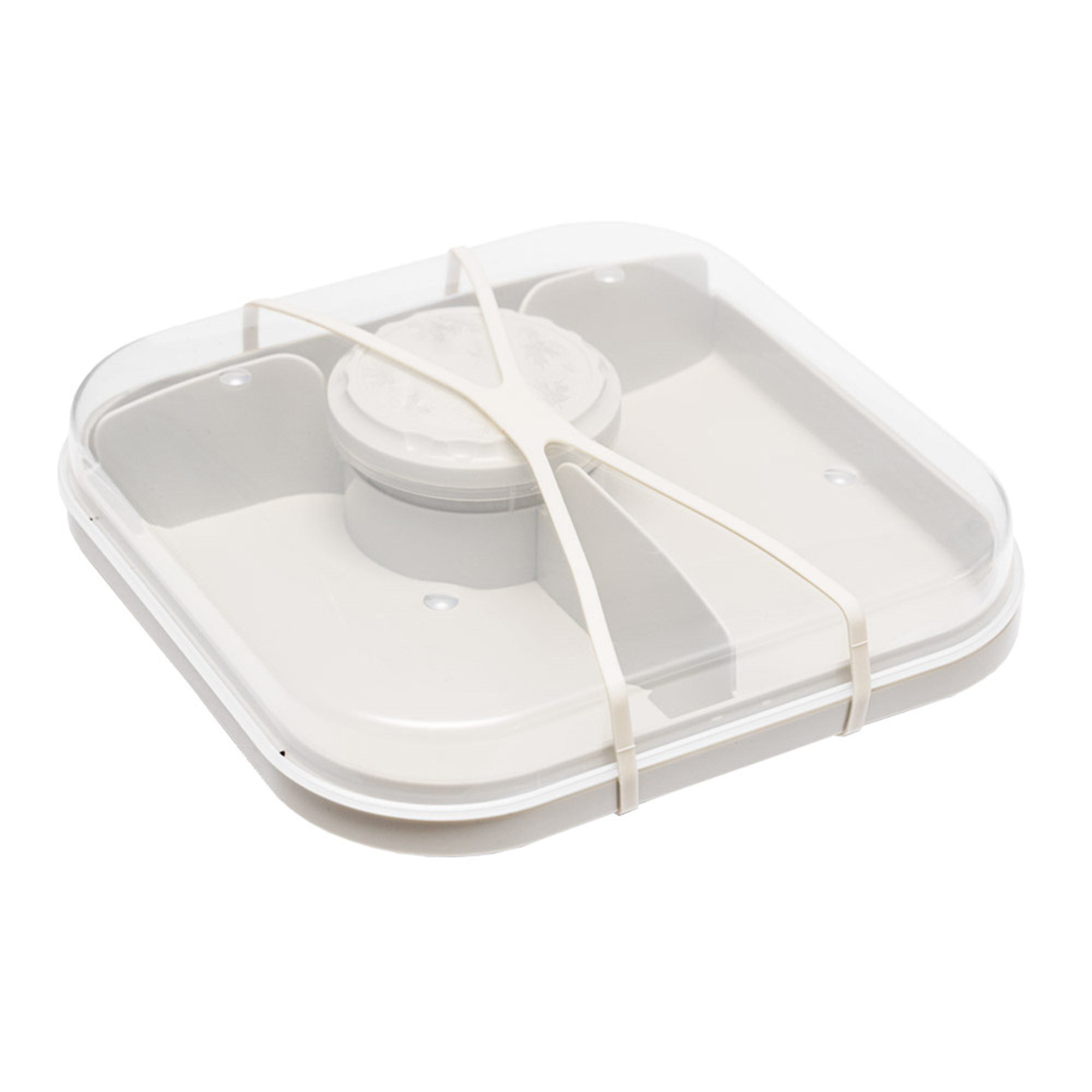 Lunchbox s přihrádkami Lido Baby Antic 18,5 x 18,5 x 4 cm BRANQ
