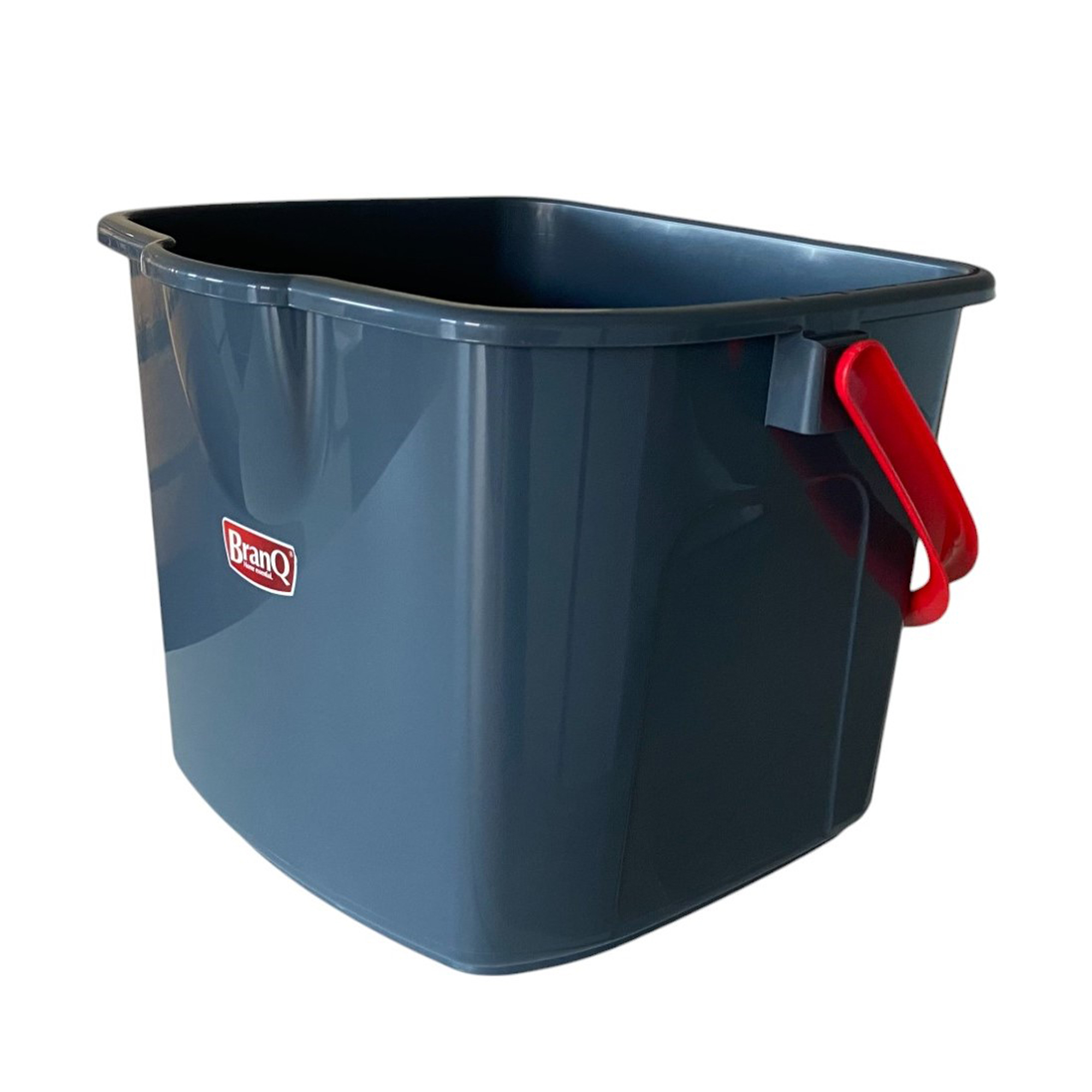 Antracitový plastový kbelík 15,5 l BRANQ