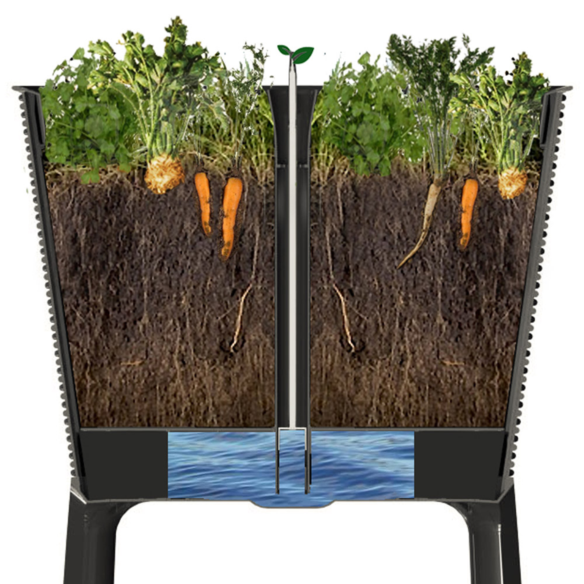 Fioriera rialzata Easy Grow marrone KETER