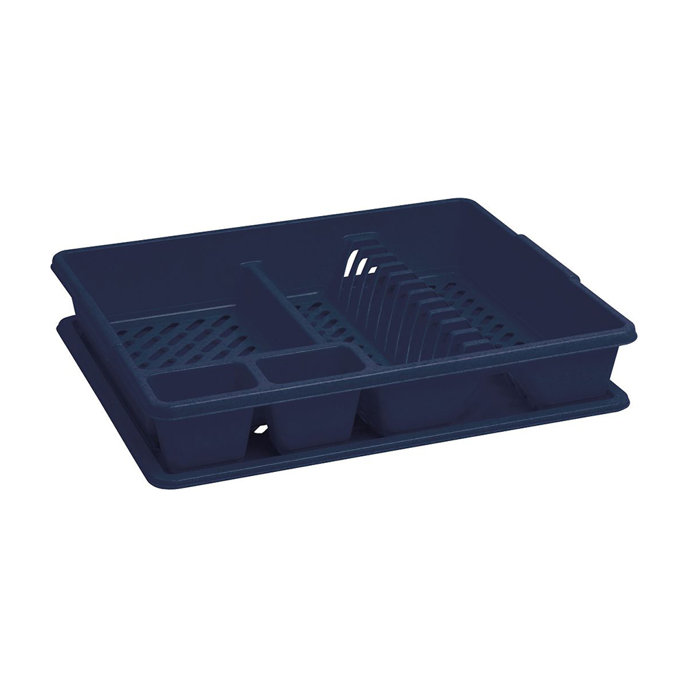 Abtropfgestell Basic 45 x 38 x 8,8 cm dunkelblau CURVER