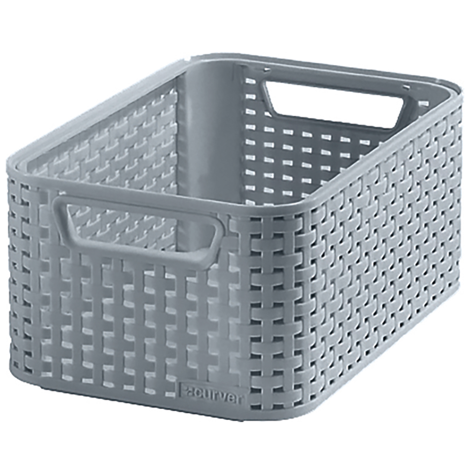 Koš Rattan Style Light Gray S CURVER