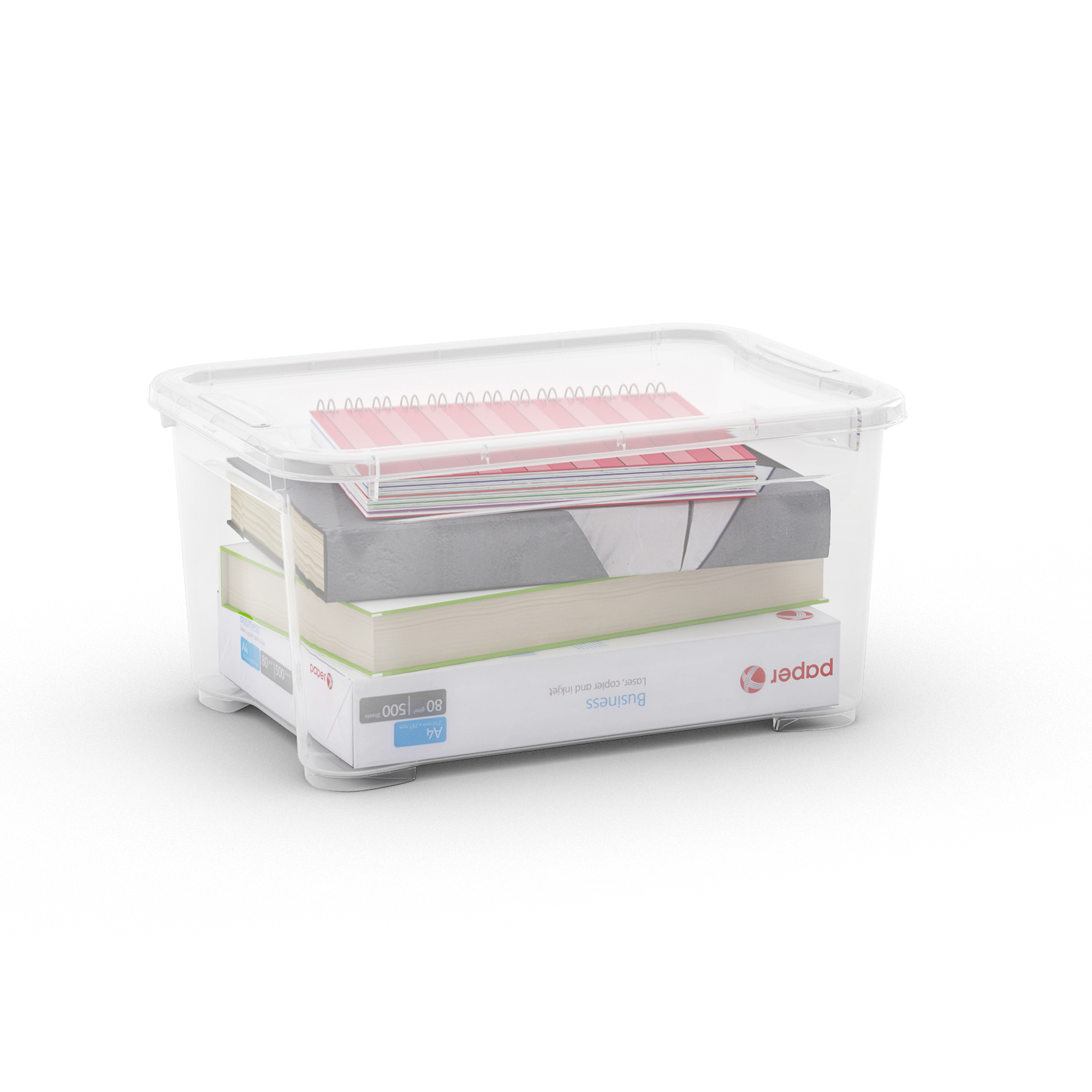 Úložný box s víkem T box 14 l CURVER