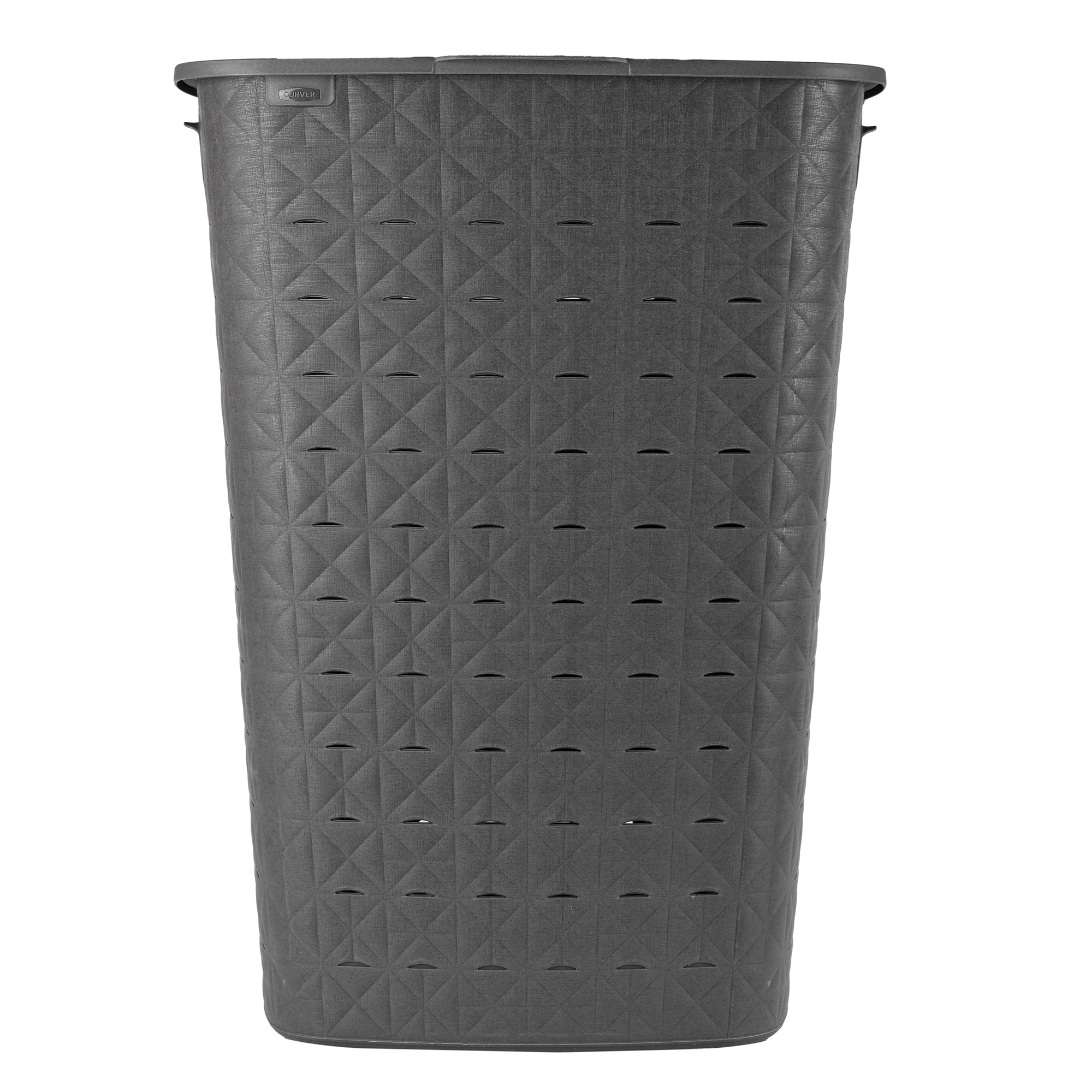 Šedý prádelní koš Softex 56 l CURVER