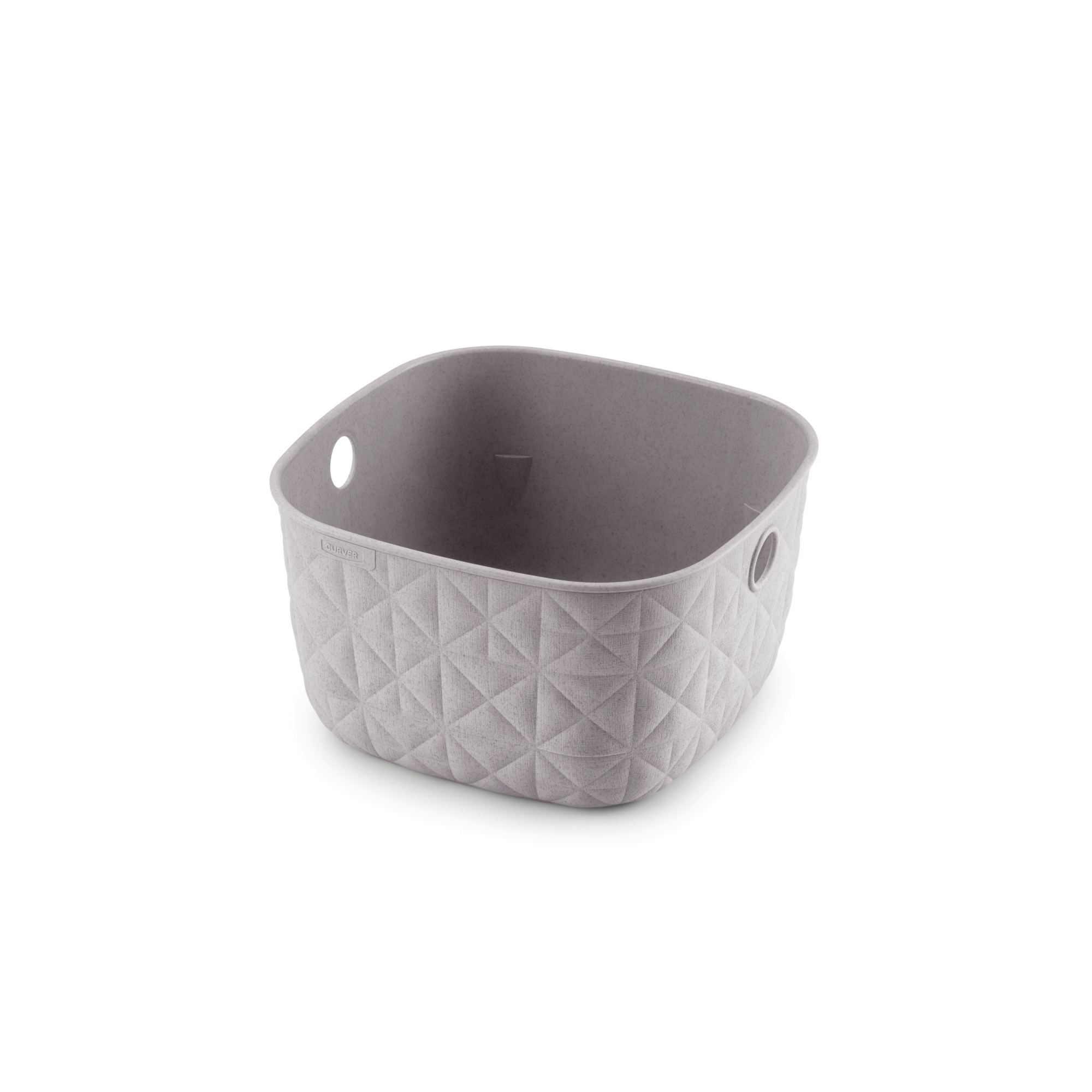 Béžový úložný košík Softex XS 19,4 x 19,4 x 11,1 cm CURVER