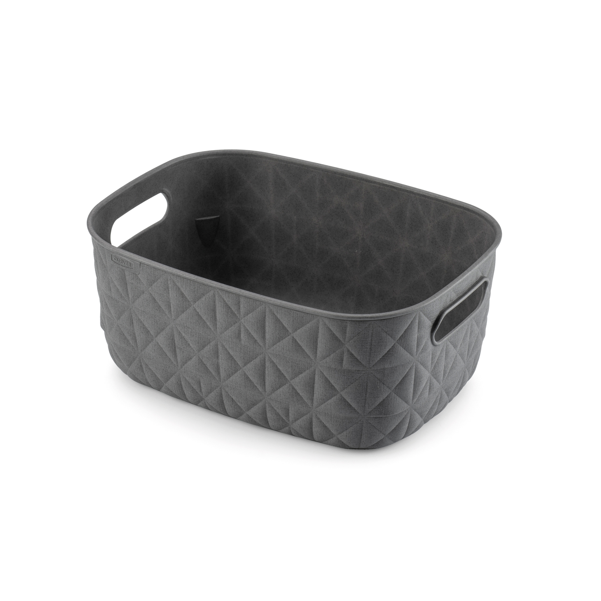 Cesta de almacenamiento Softex gris S 26,4 x 19,4 x 11,1 cm CURVER