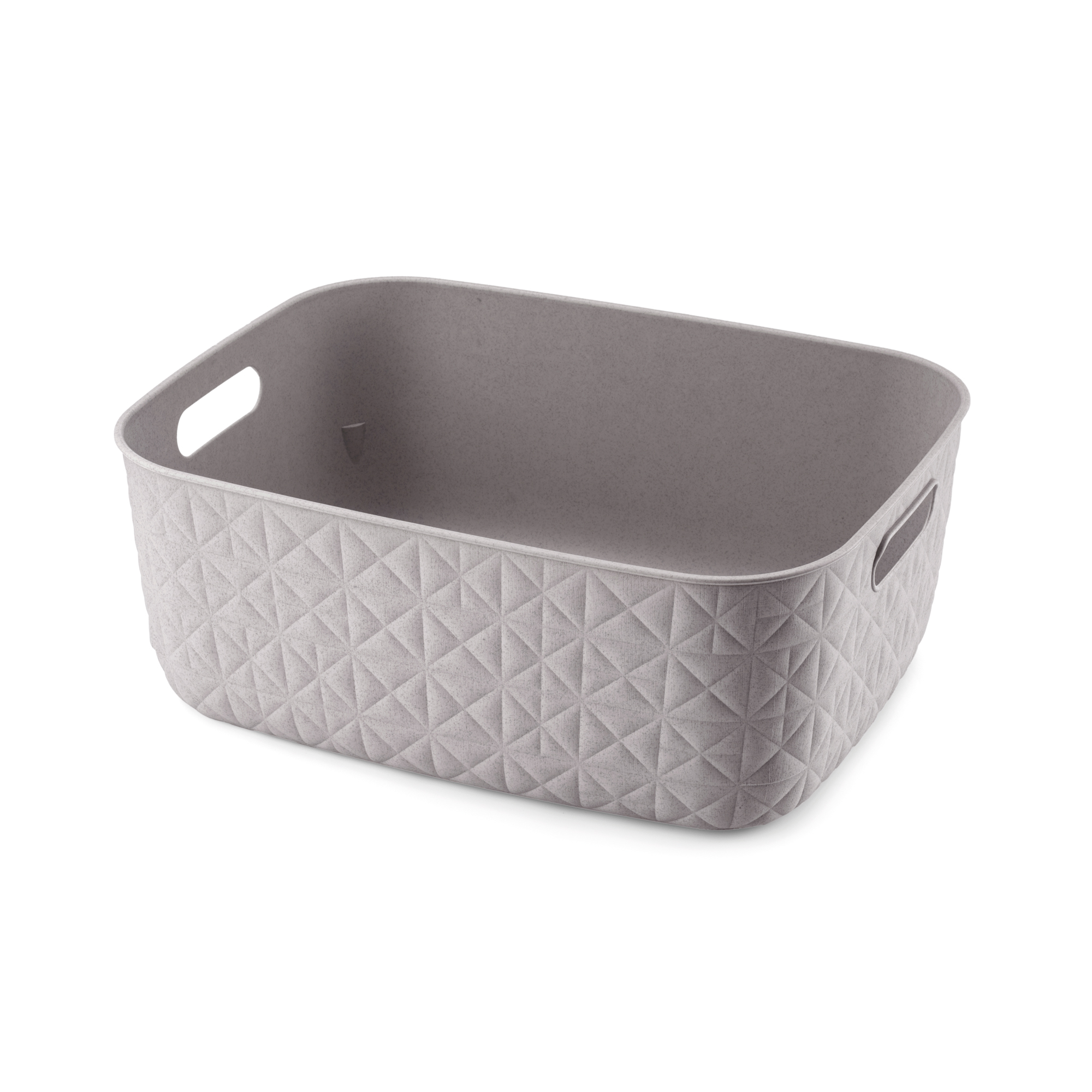 Béžový úložný košík Softex M 37,9 x 29,2 x 14,3 cm CURVER